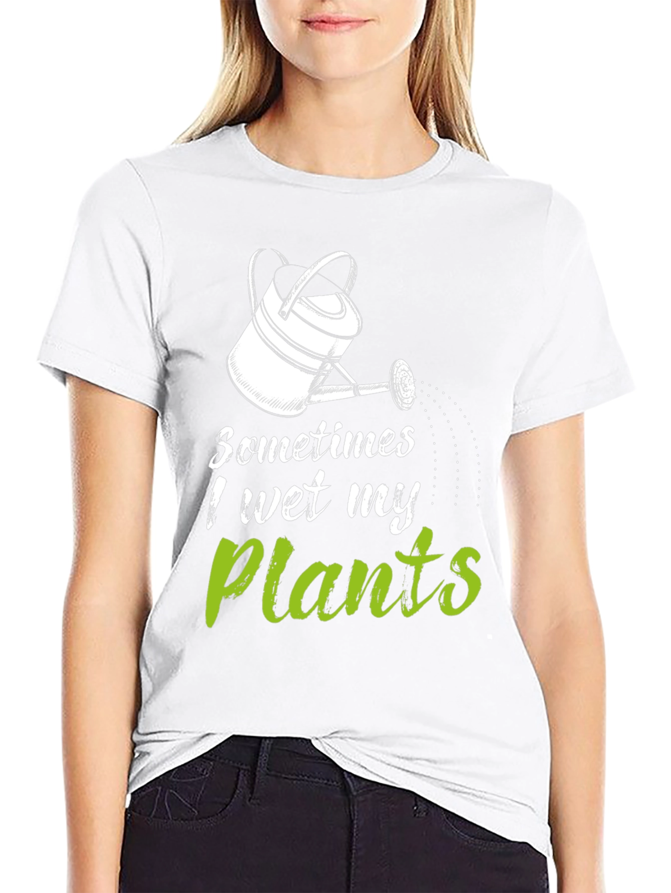 Funny Gardening T-Shirt - I Wet My Plants