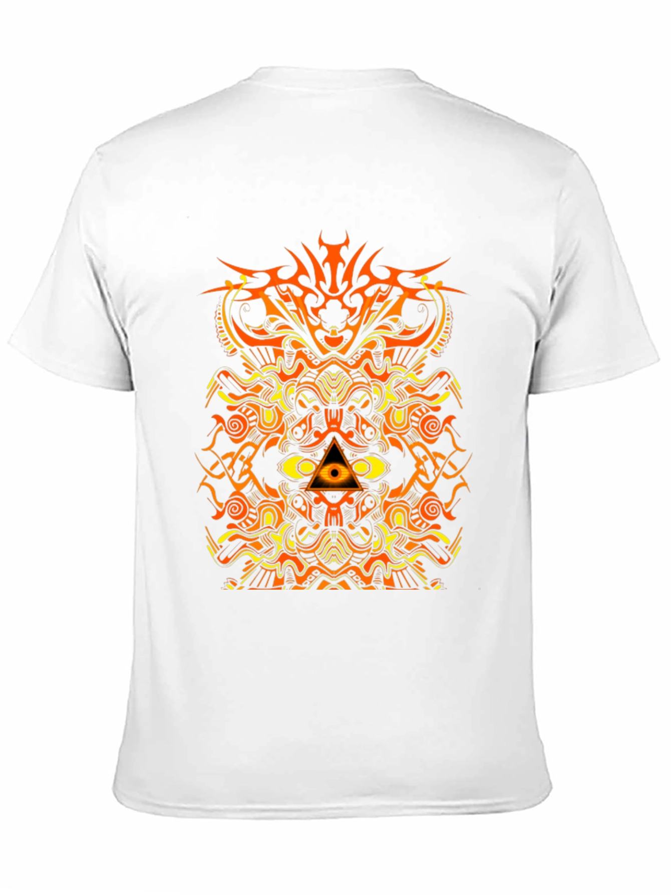 Abstract Geometric Graphic Print Mens T-Shirt