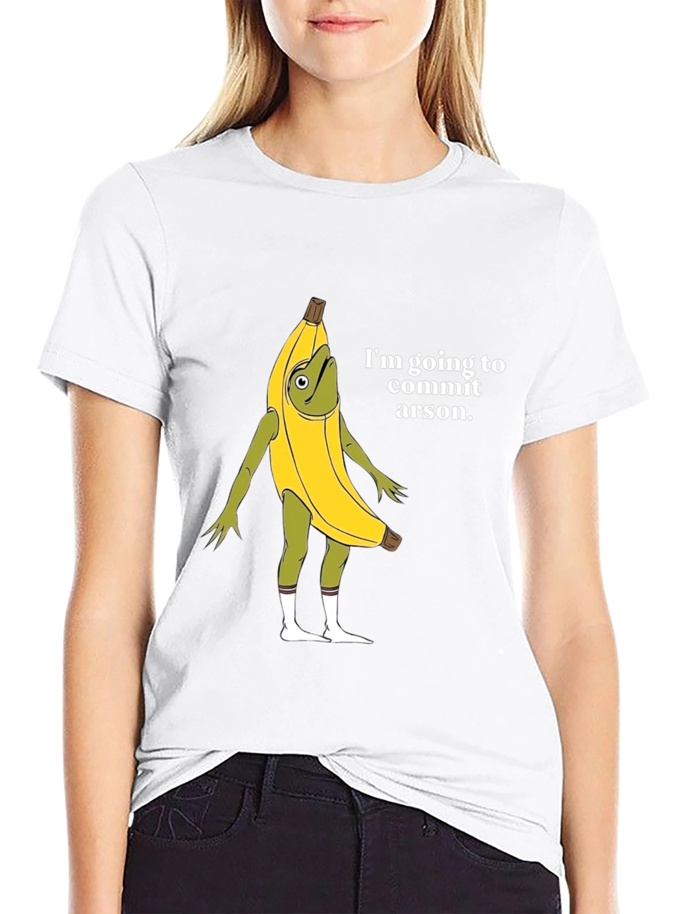 Arson Banana Graphic Tee - Funny Novelty Shirt
