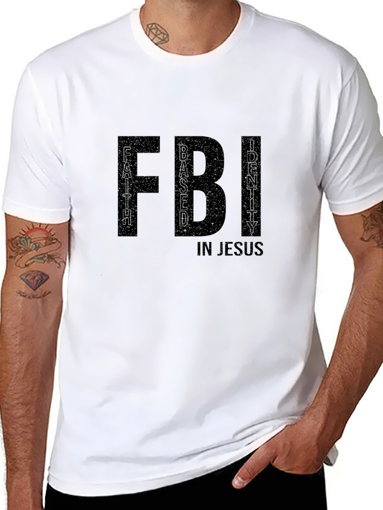 Faith Based Identity in Jesus T-Shirt