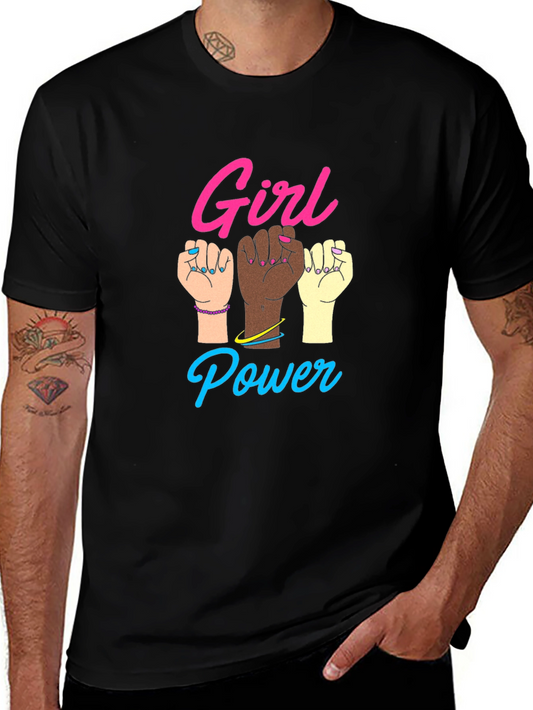 Girl Power Black T-Shirt