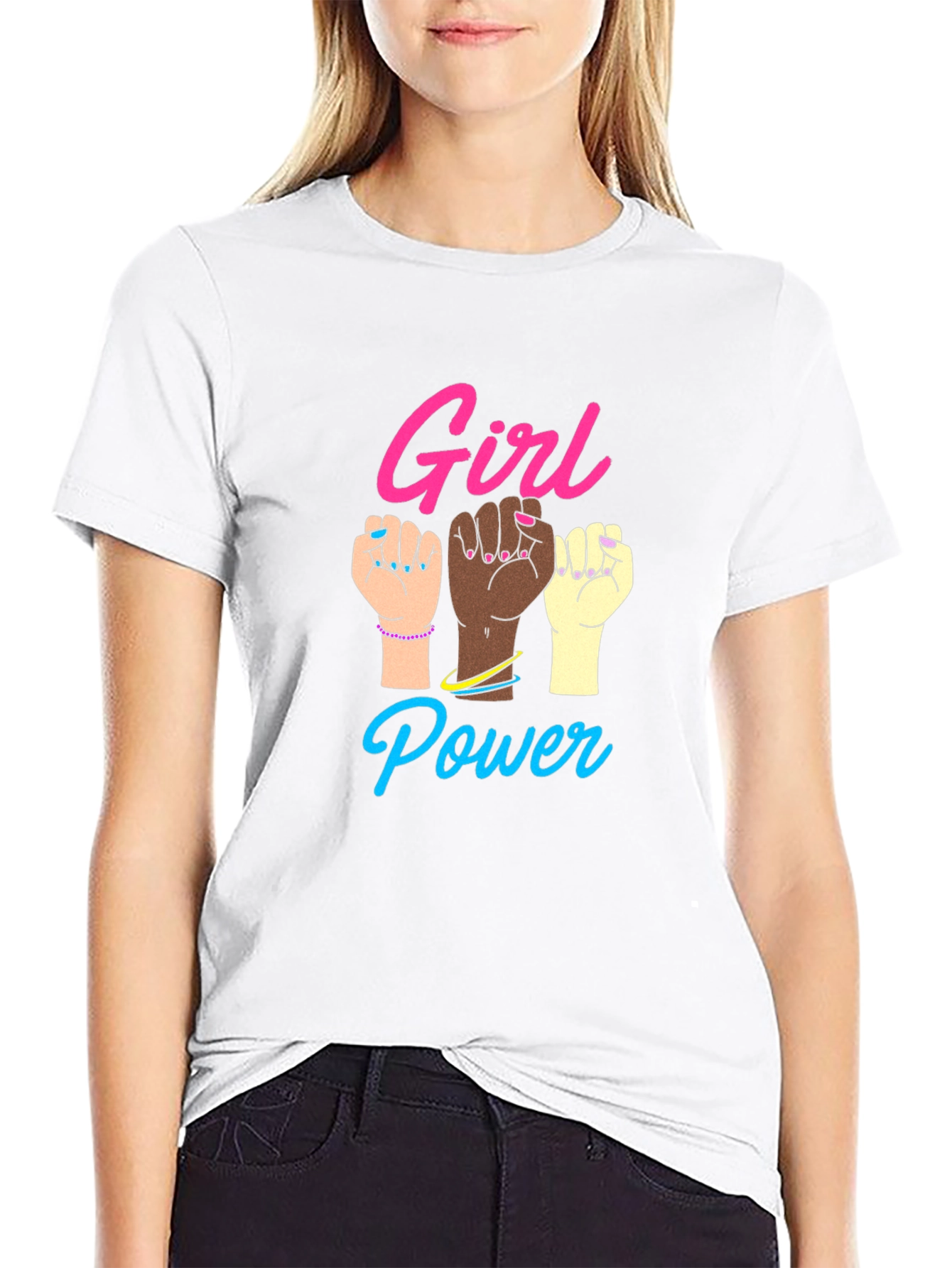 Girl Power Black T-Shirt
