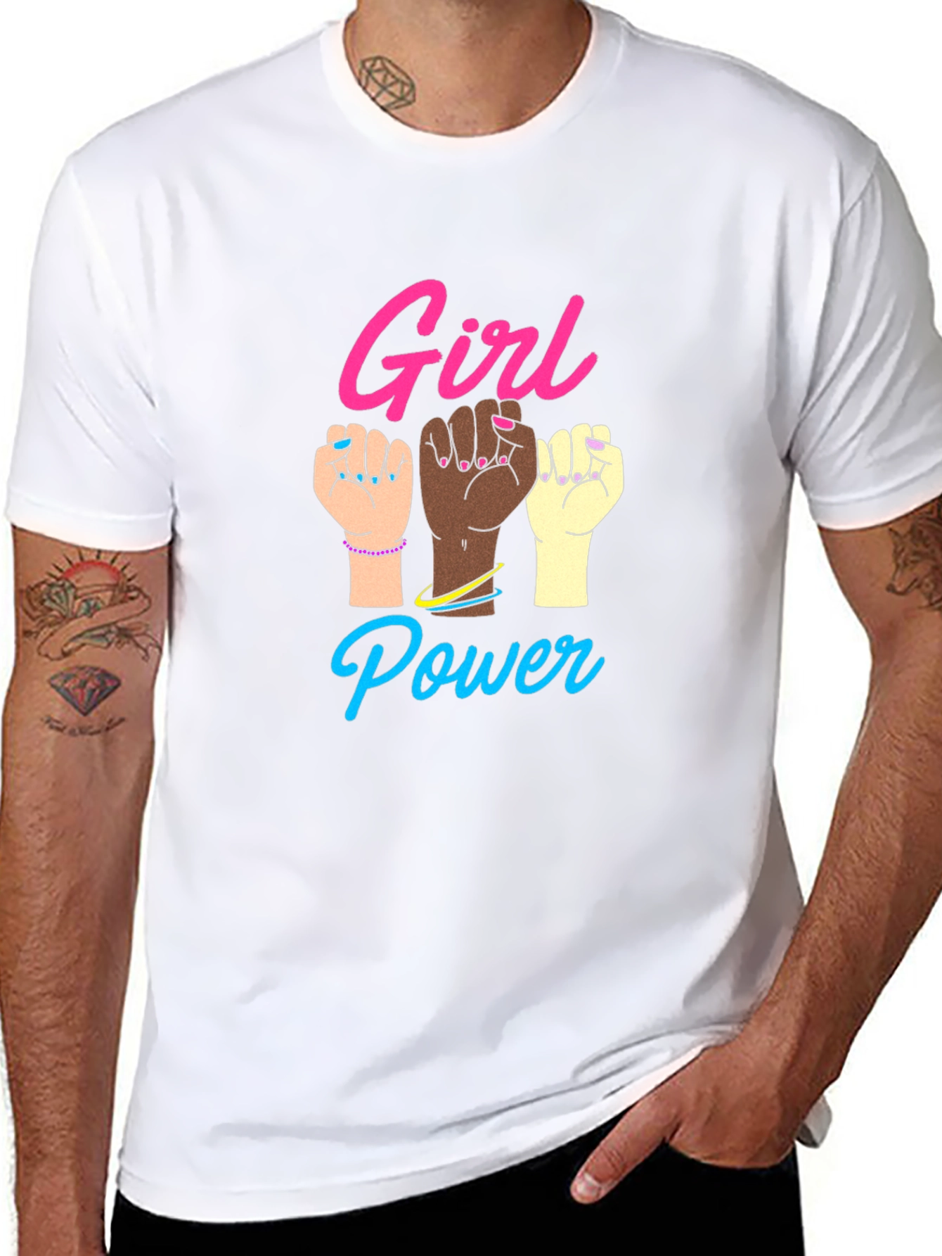 Girl Power Black T-Shirt