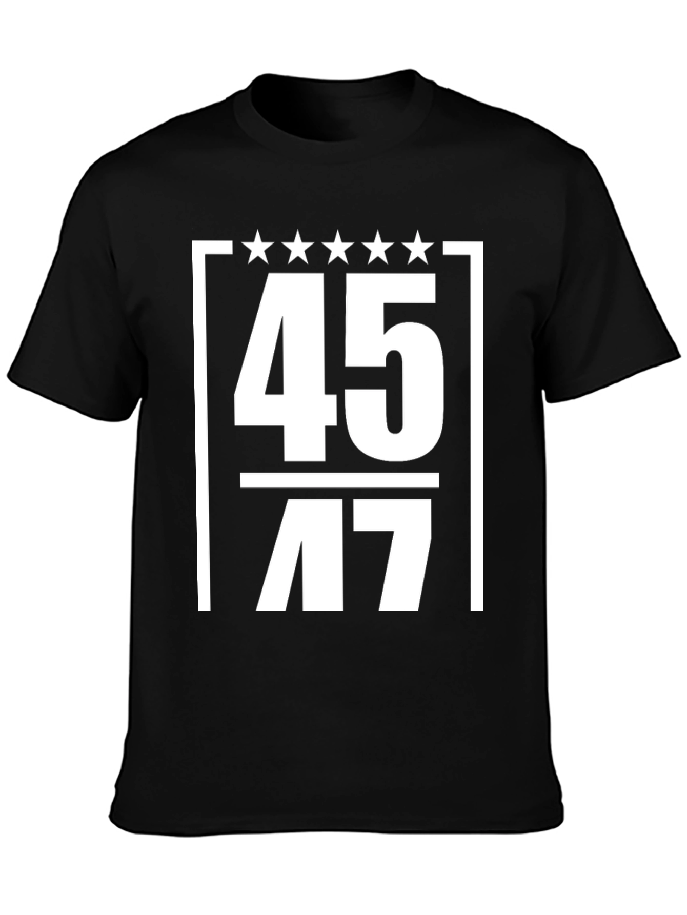 45/47 Stars T-Shirt - Bold Graphic Tee