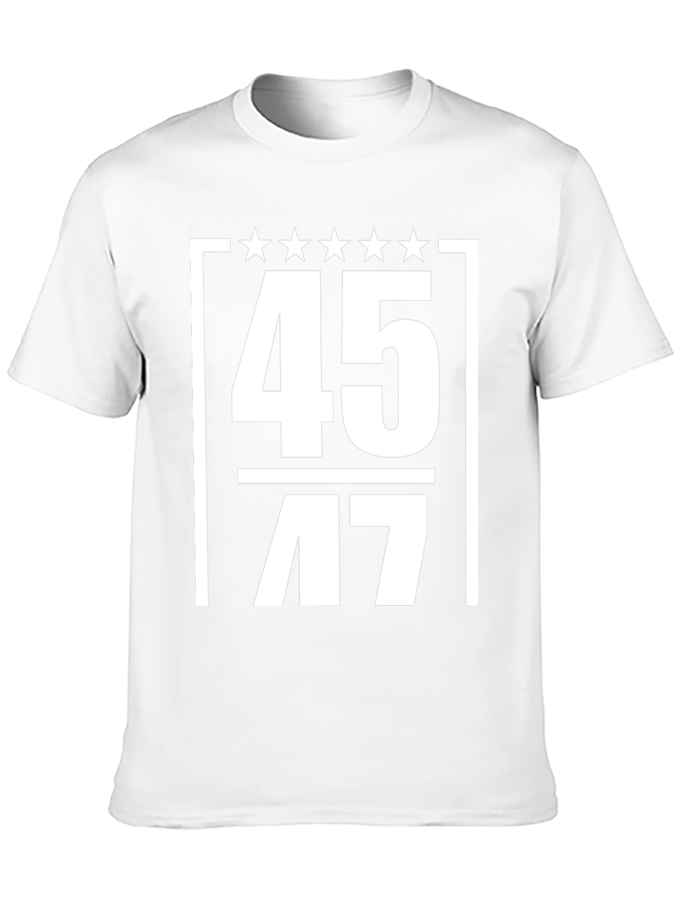 45/47 Stars T-Shirt - Bold Graphic Tee