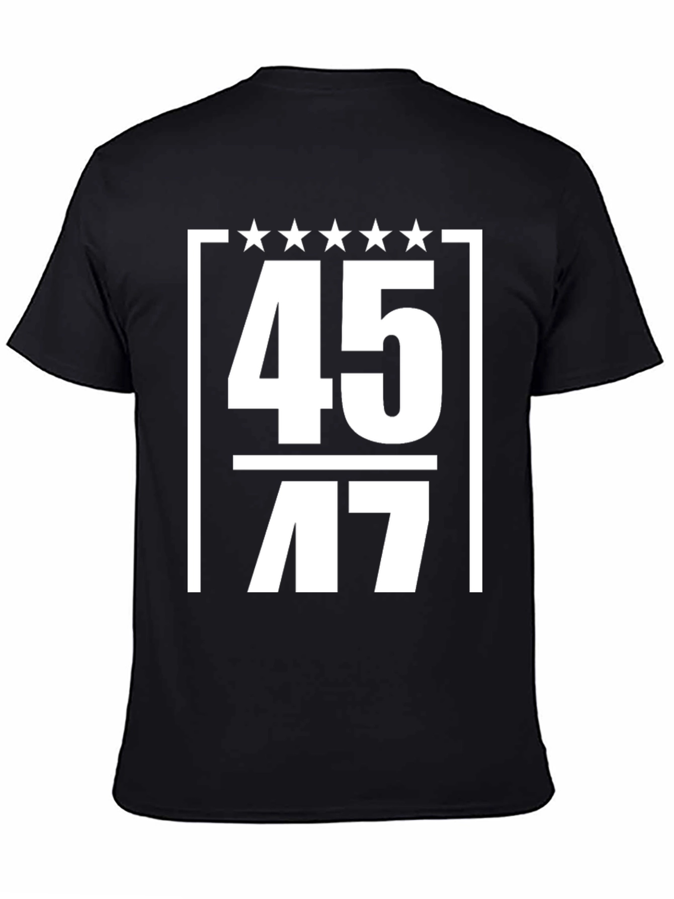 45/47 Stars T-Shirt - Bold Graphic Tee