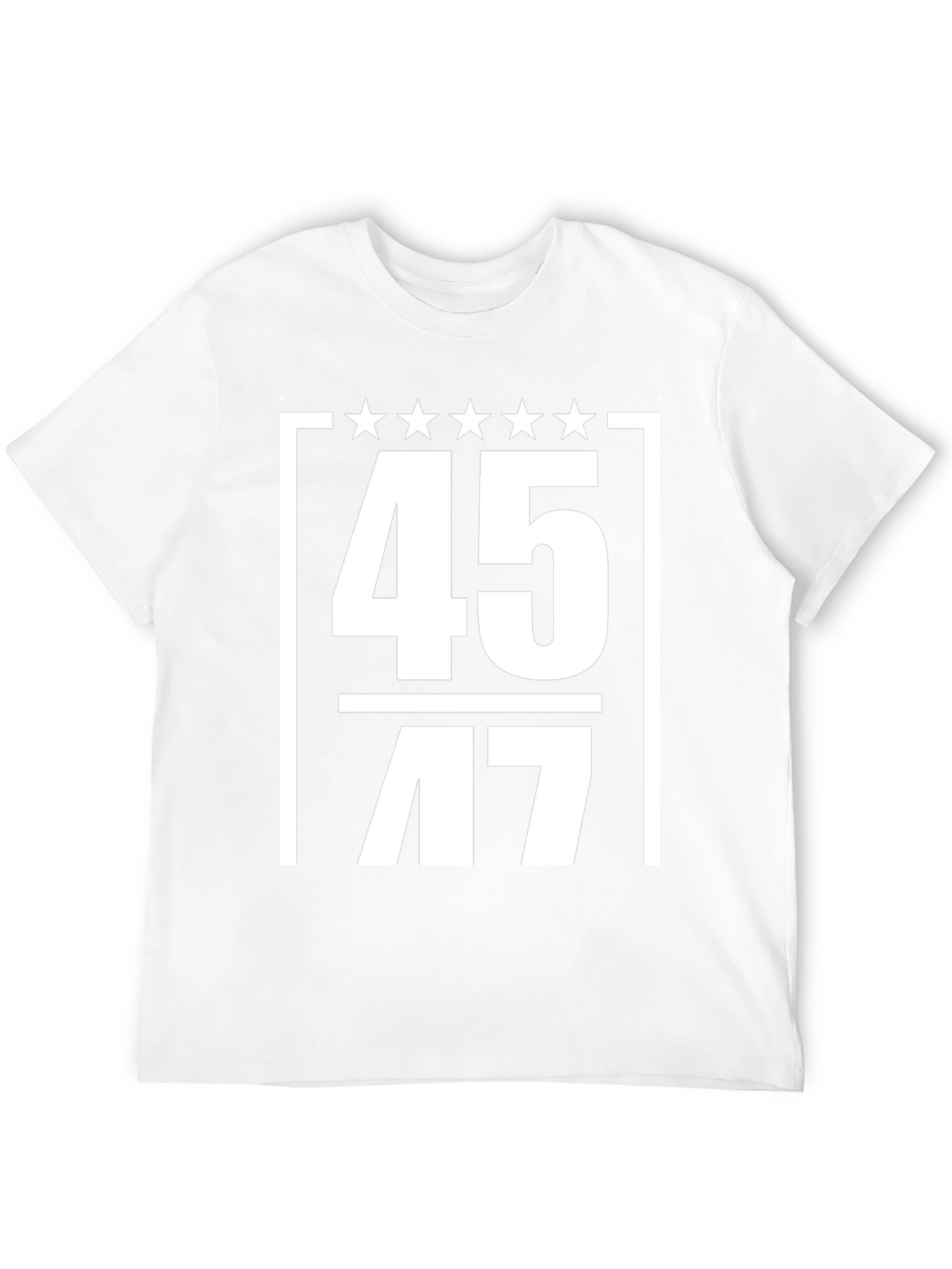 45/47 Stars T-Shirt - Bold Graphic Tee