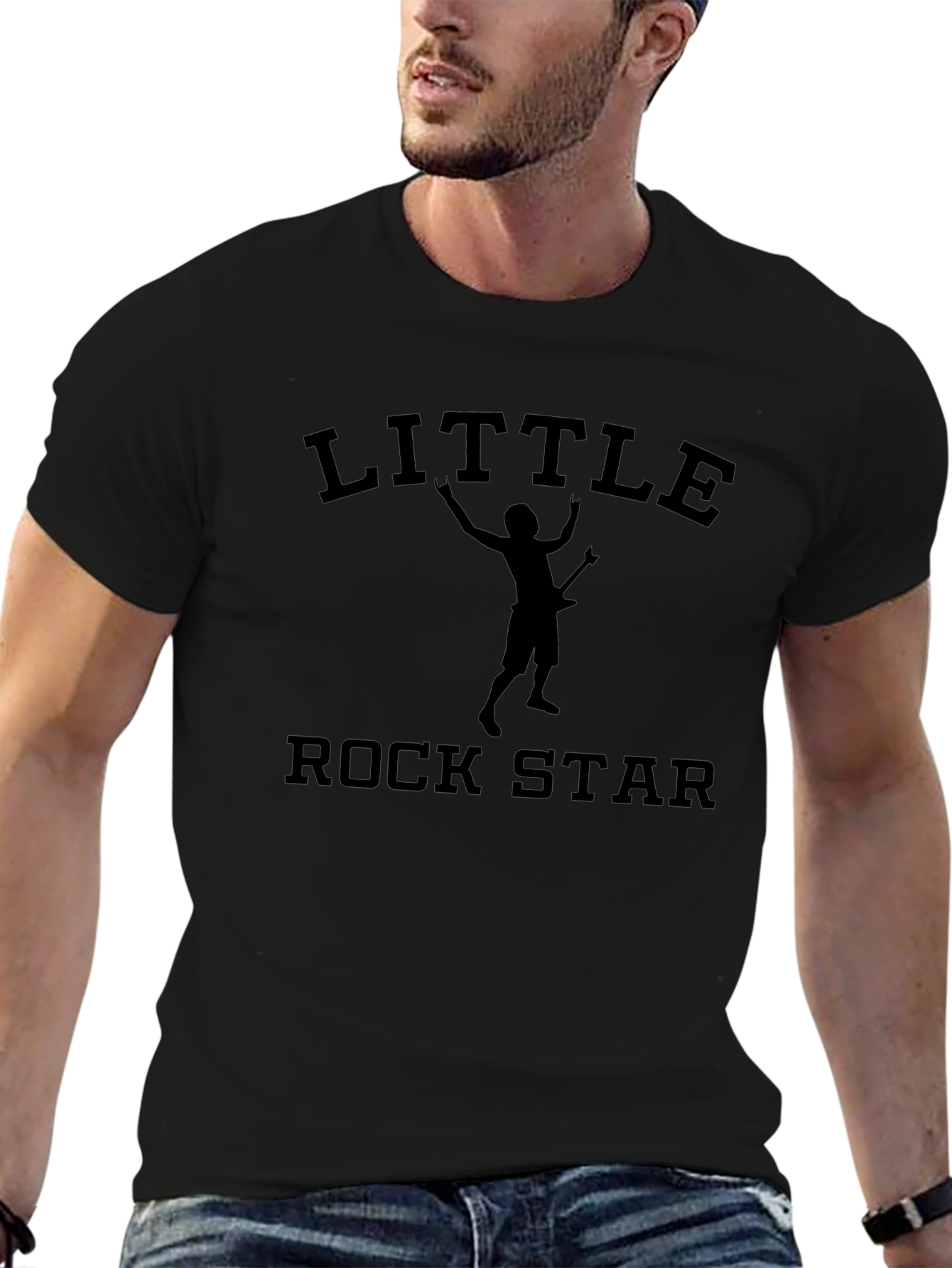 Little Rock Star Graphic Tee - Black T-Shirt