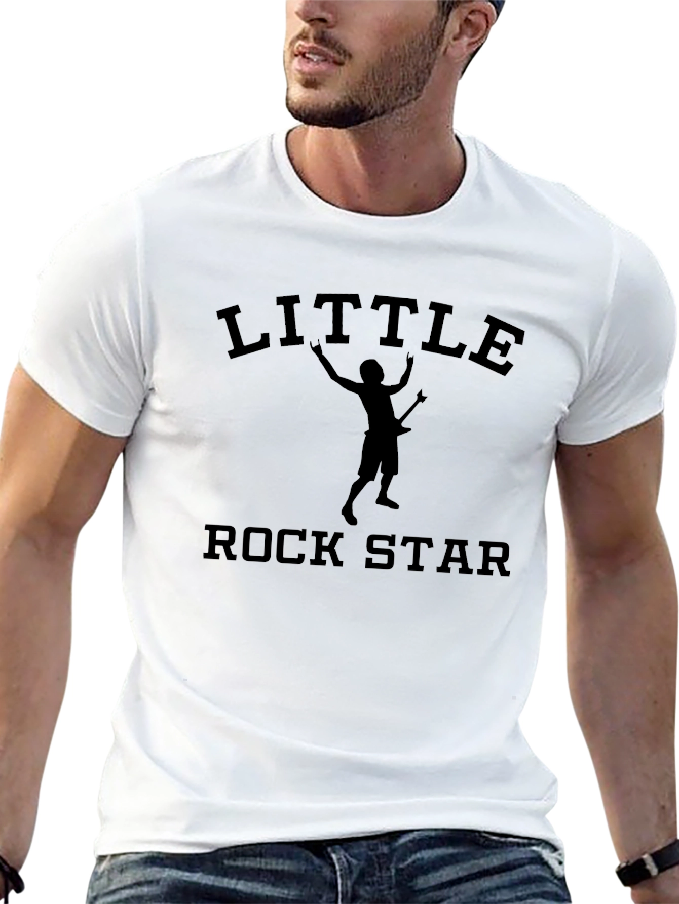Little Rock Star Graphic Tee - Black T-Shirt