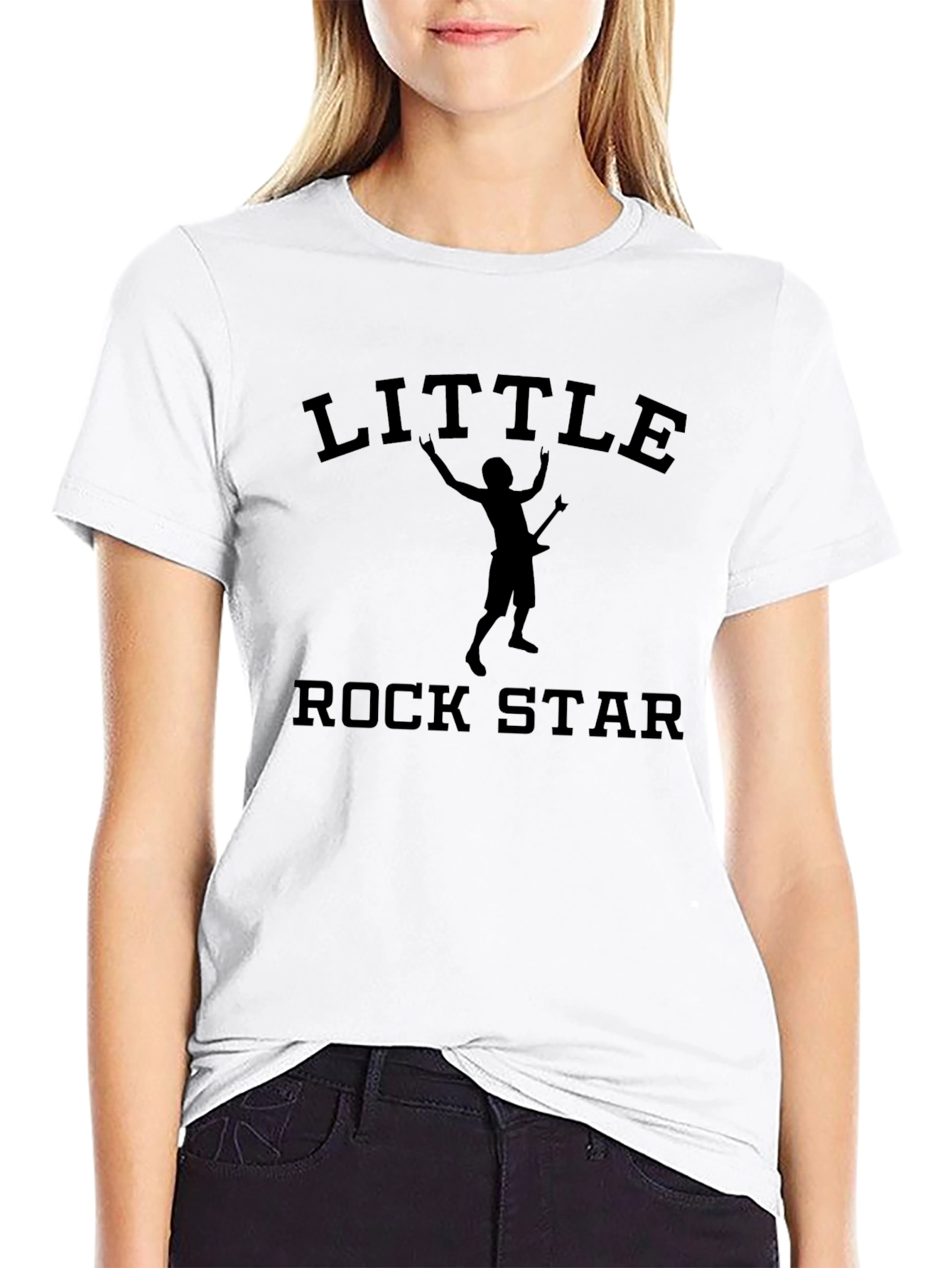 Little Rock Star Graphic Tee - Black T-Shirt