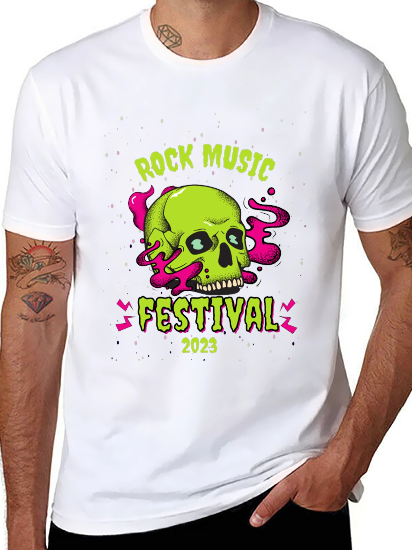 Rock Music Festival 2023 Graphic Tee
