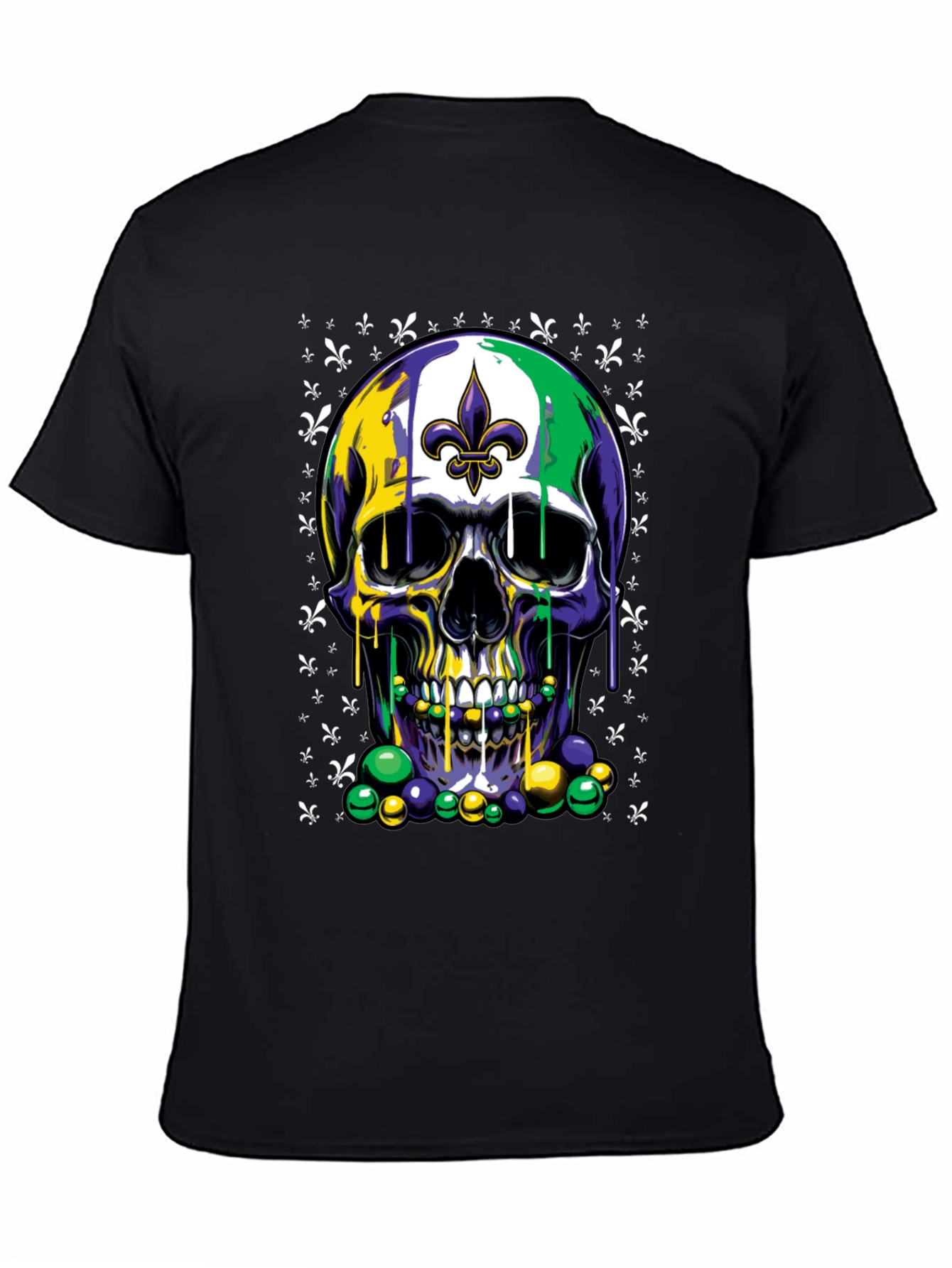 Mardi Gras Skull T-Shirt