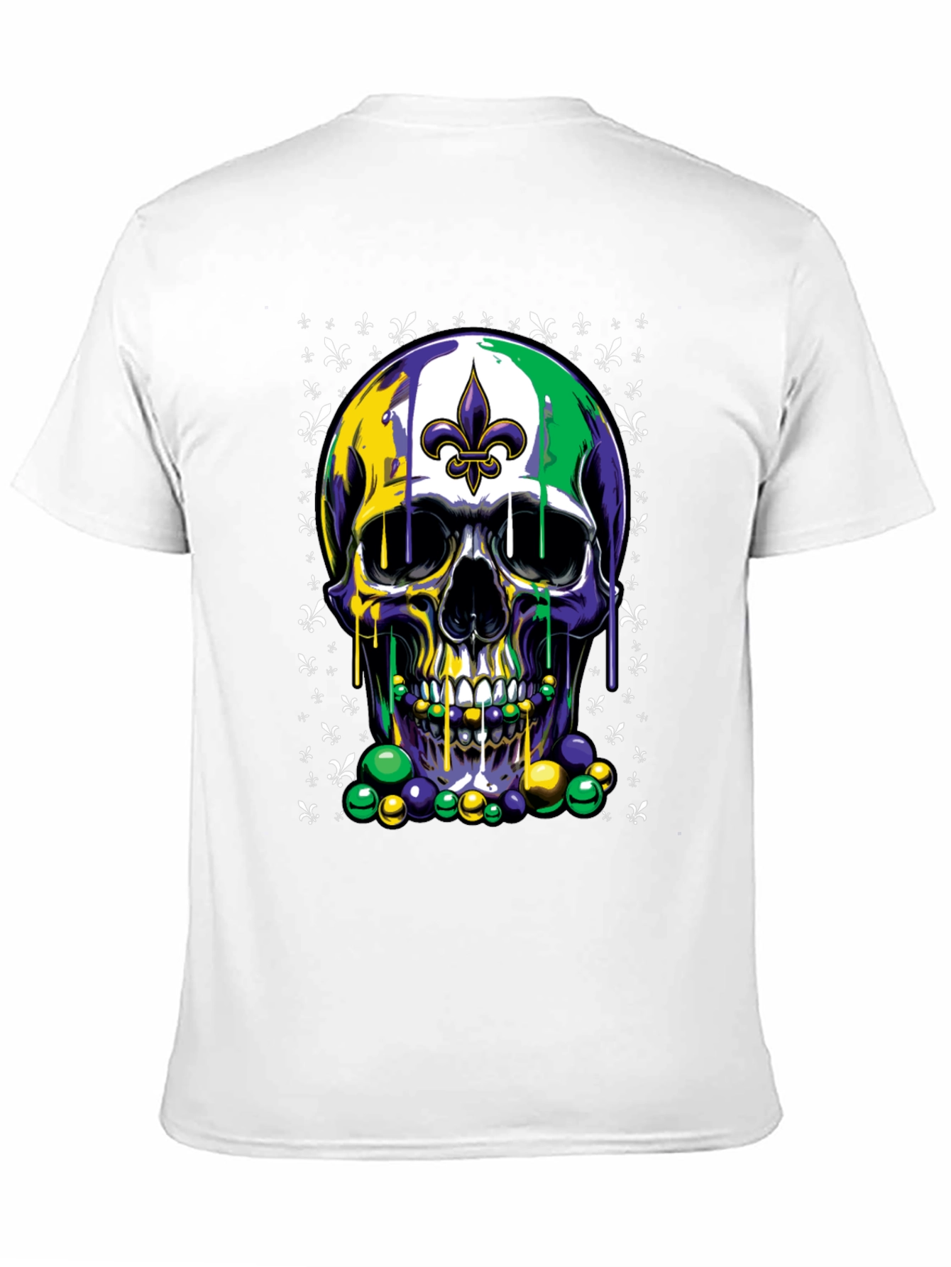 Mardi Gras Skull T-Shirt