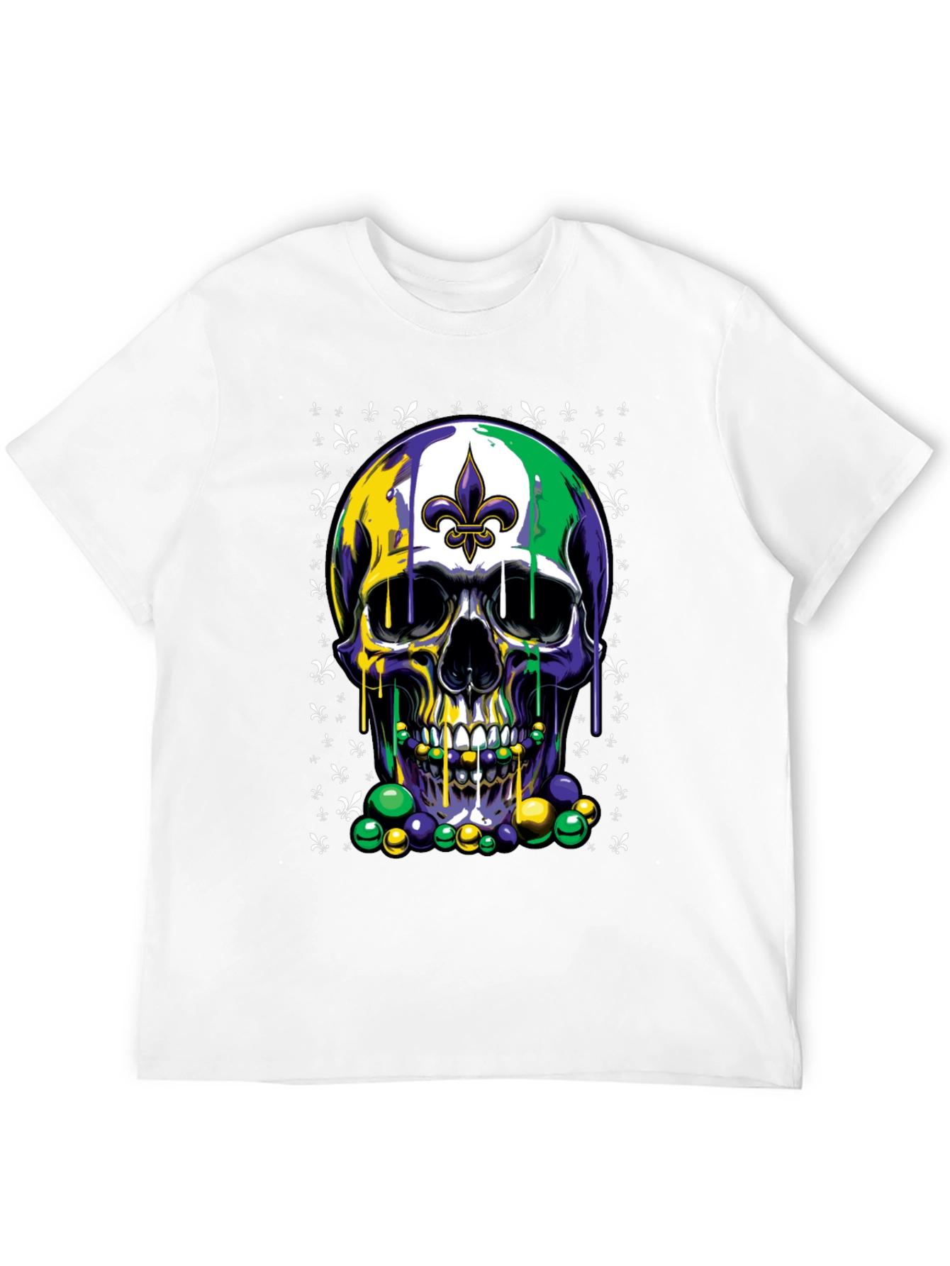 Mardi Gras Skull T-Shirt