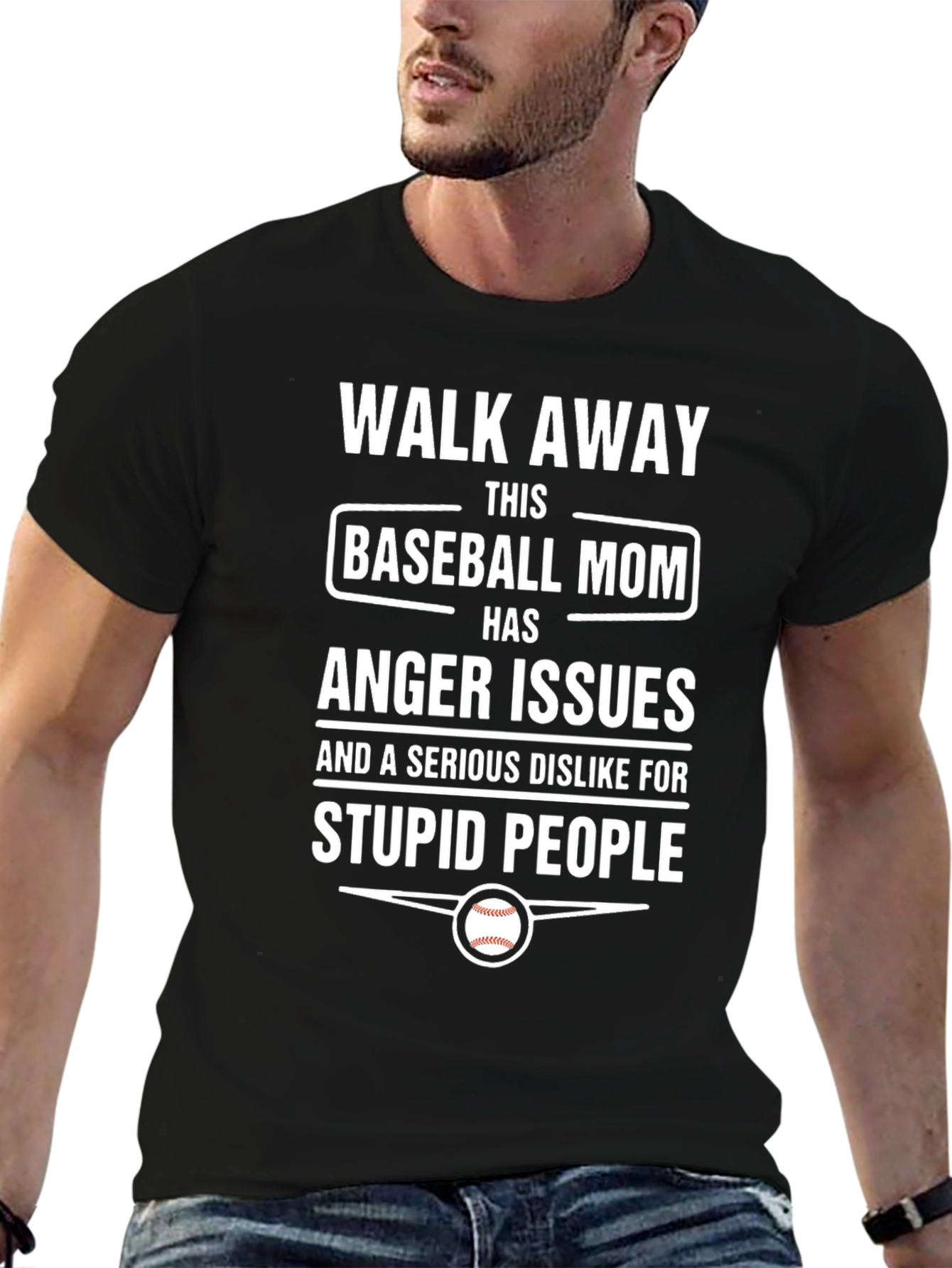 Walk Away Baseball Mom T-Shirt
