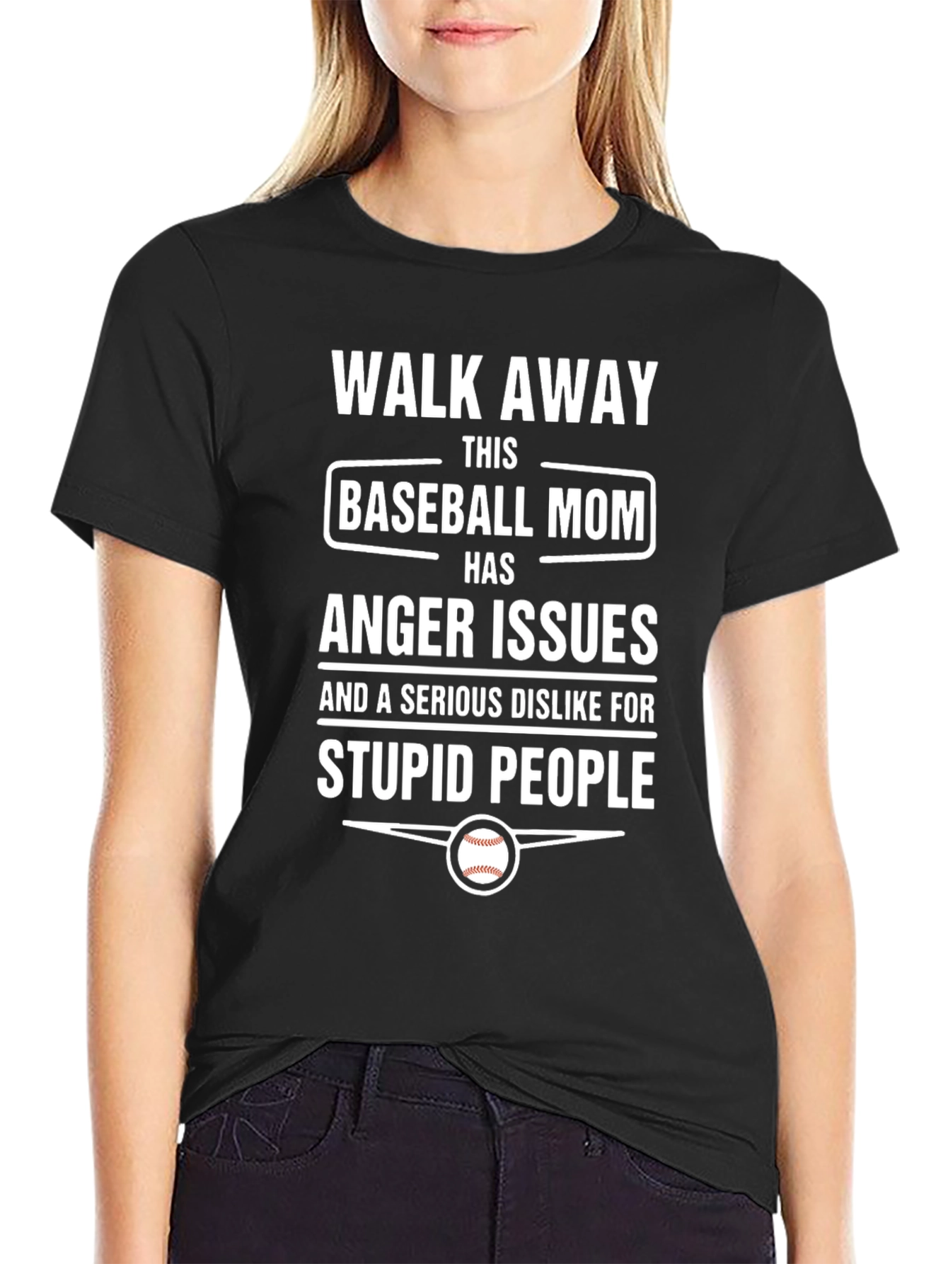 Walk Away Baseball Mom T-Shirt