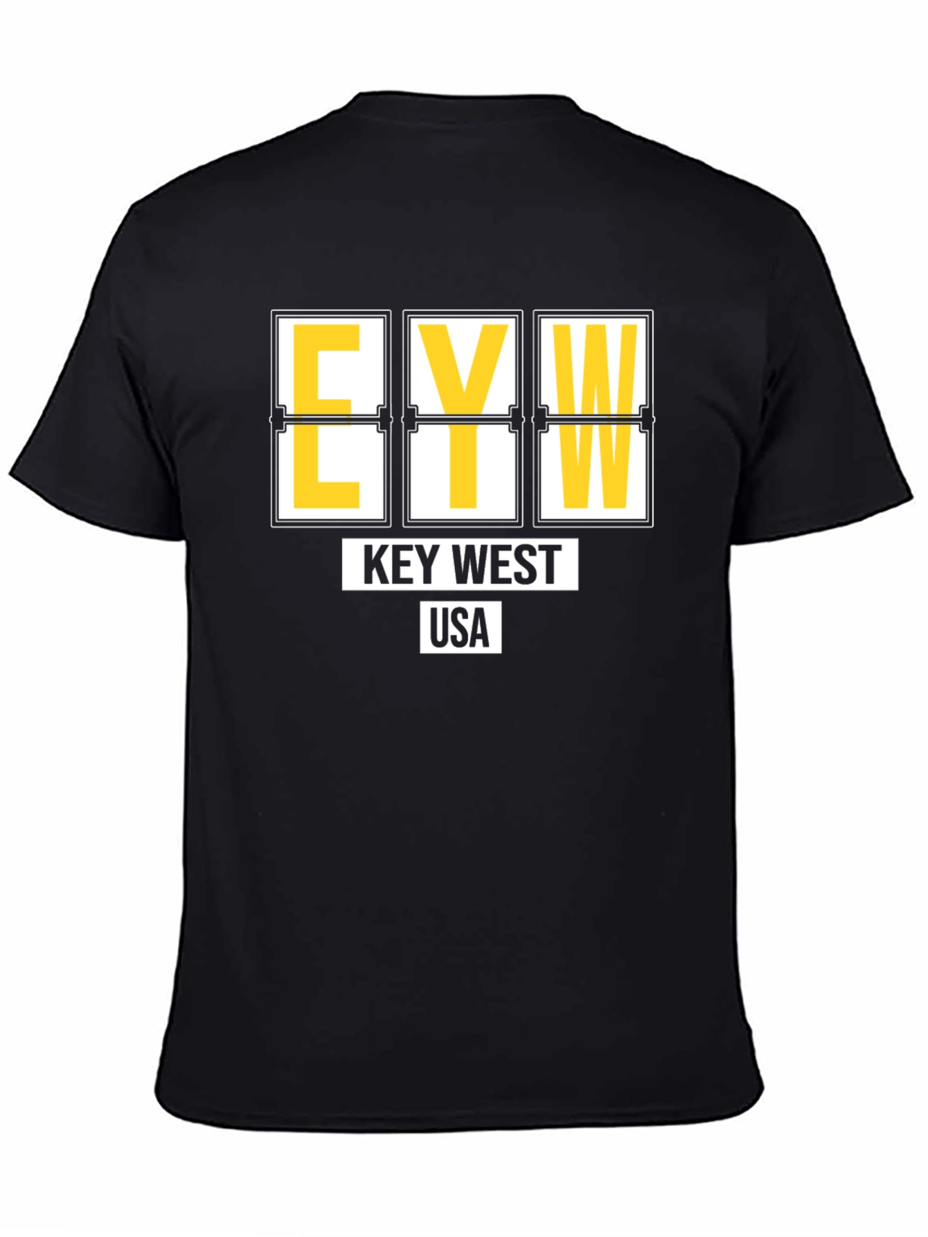 Key West Airport Code T-Shirt - Black
