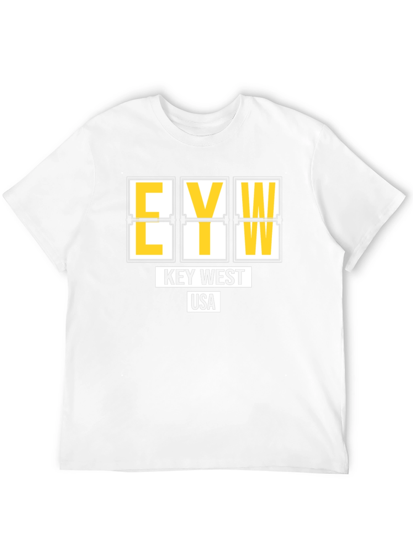 Key West Airport Code T-Shirt - Black
