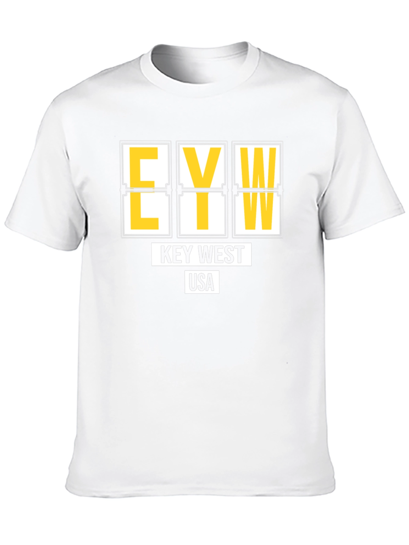 Key West Airport Code T-Shirt - Black