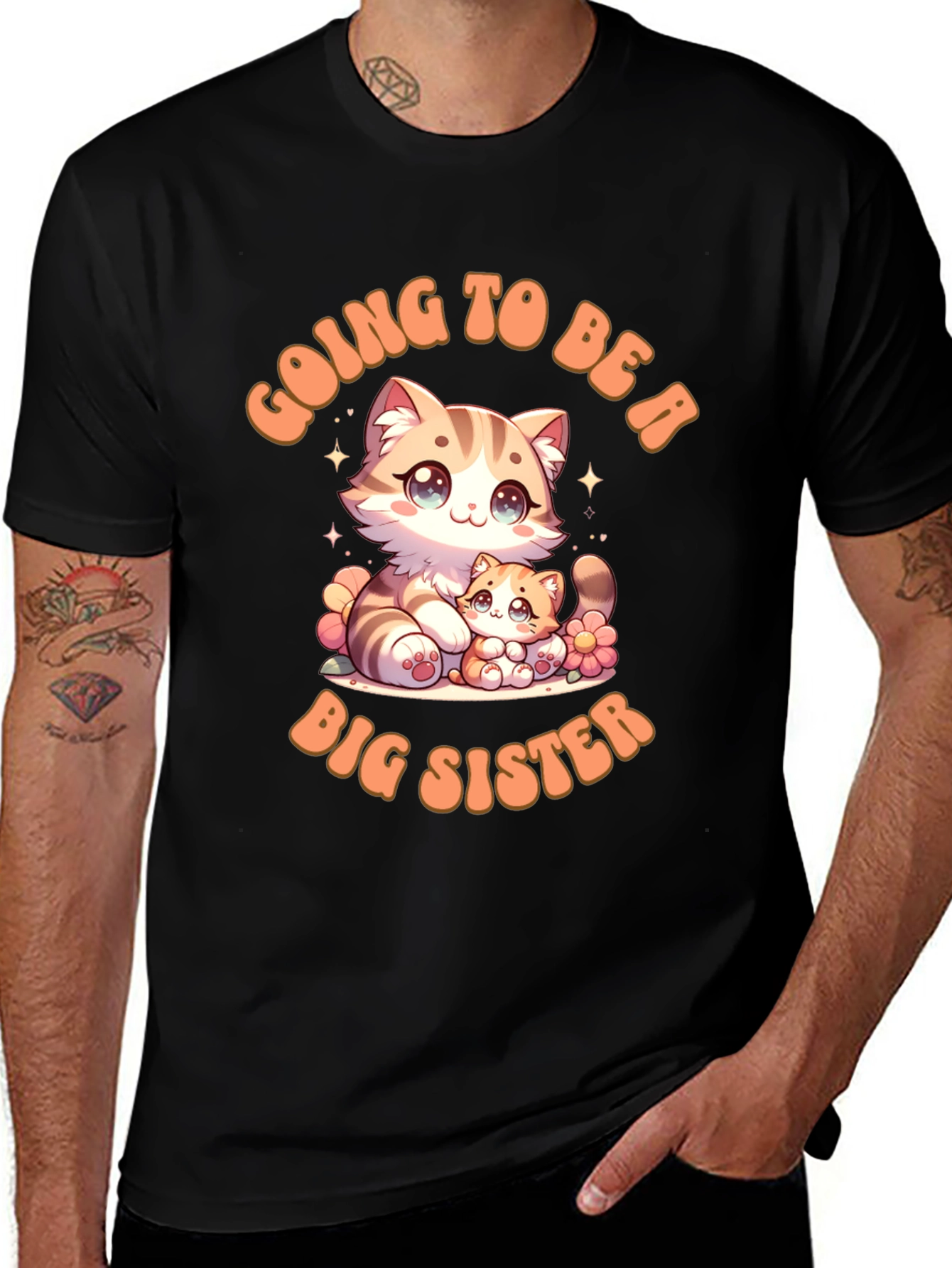Going to Be a Big Sister Cat T-Shirt