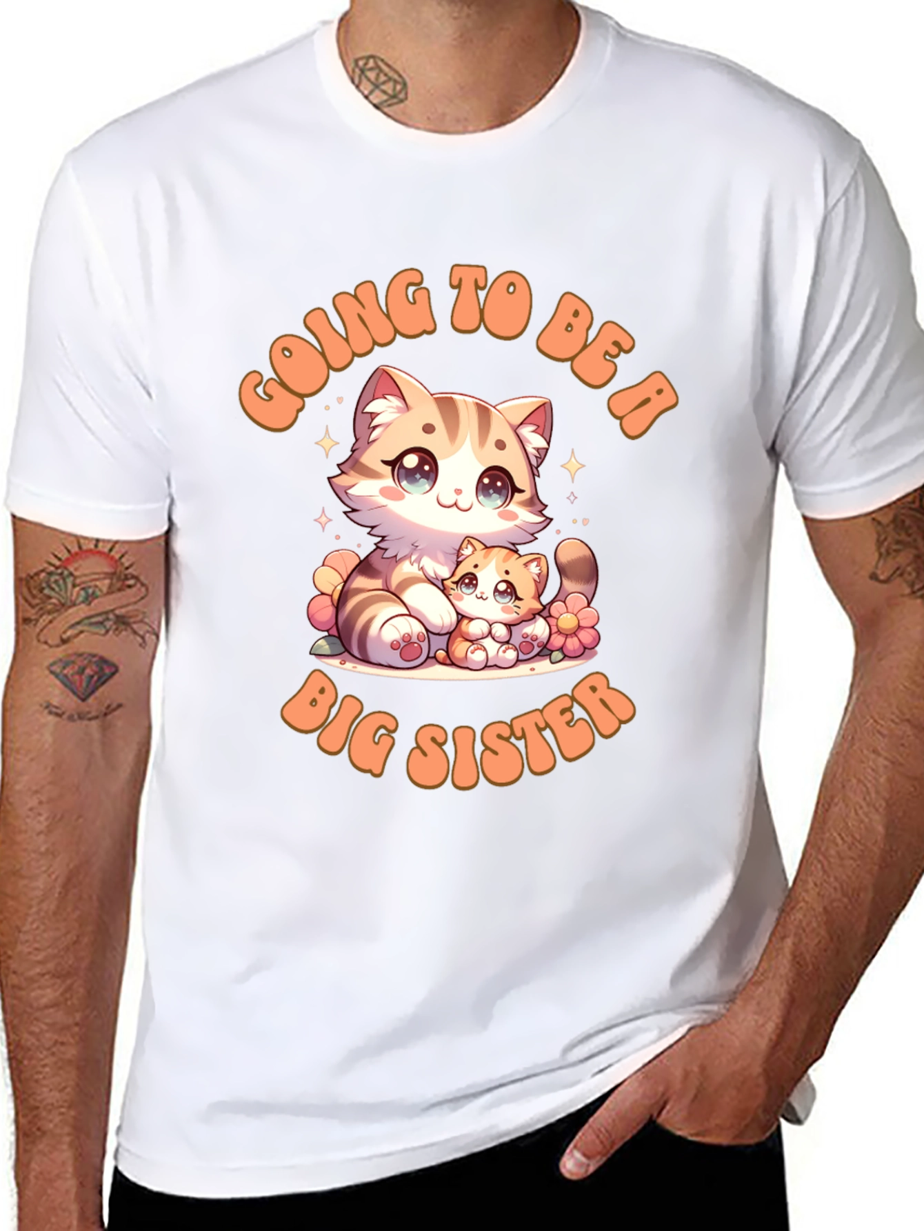 Going to Be a Big Sister Cat T-Shirt