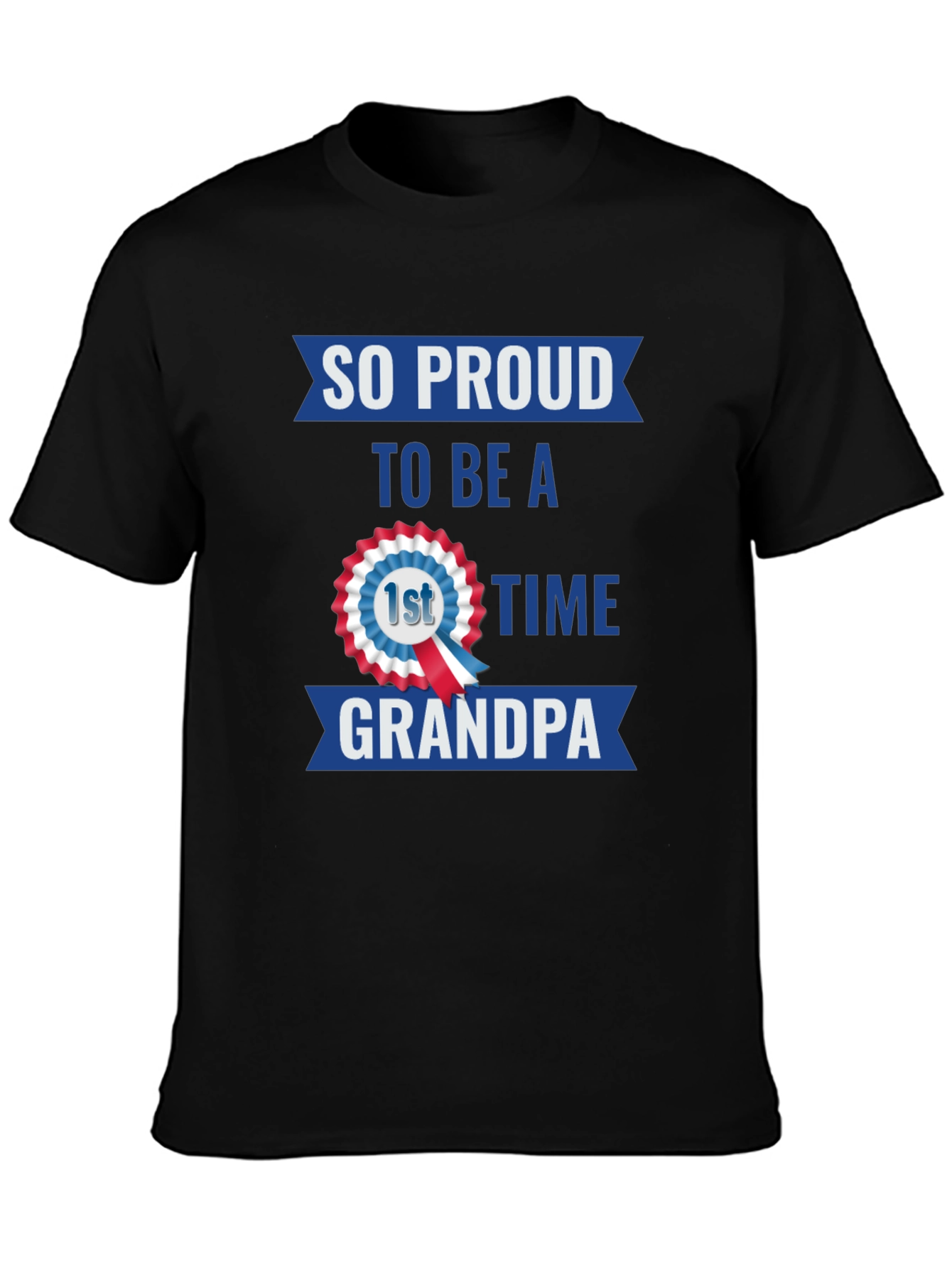 Proud First Time Grandpa Graphic Tee