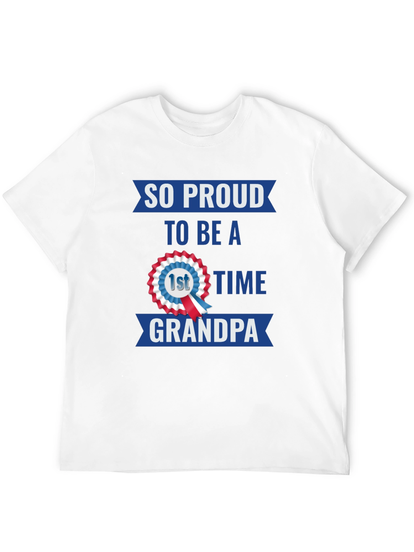 Proud First Time Grandpa Graphic Tee
