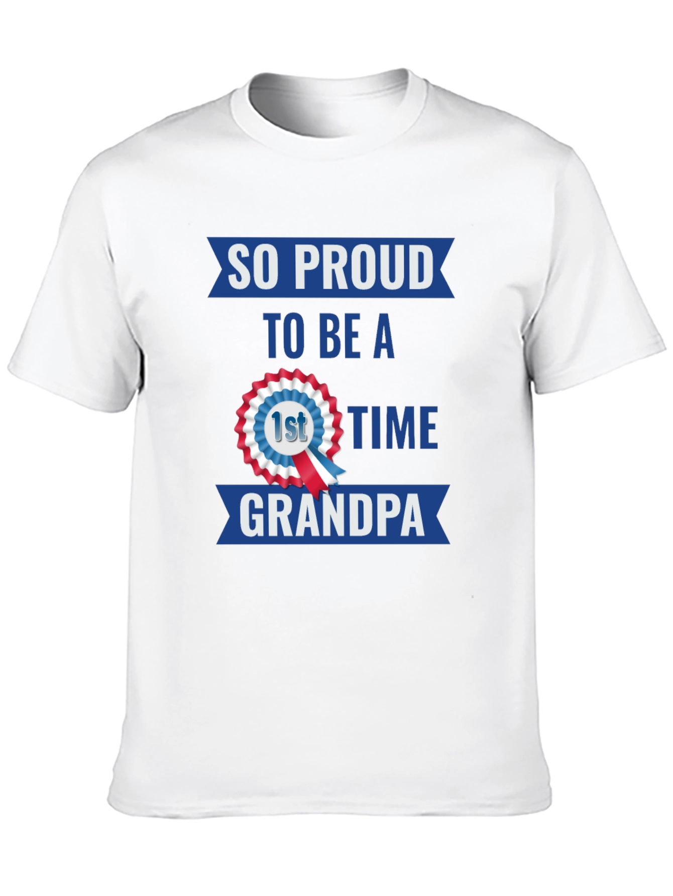 Proud First Time Grandpa Graphic Tee