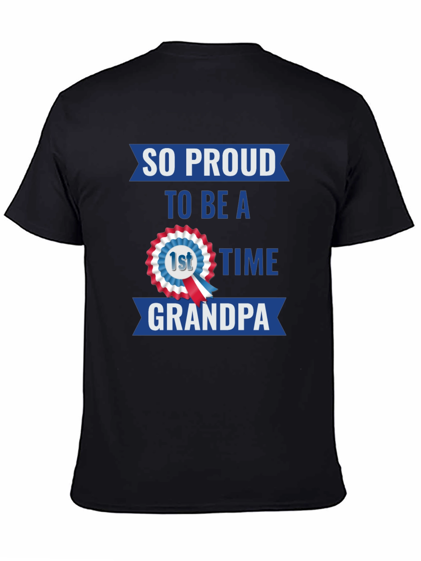 Proud First Time Grandpa Graphic Tee