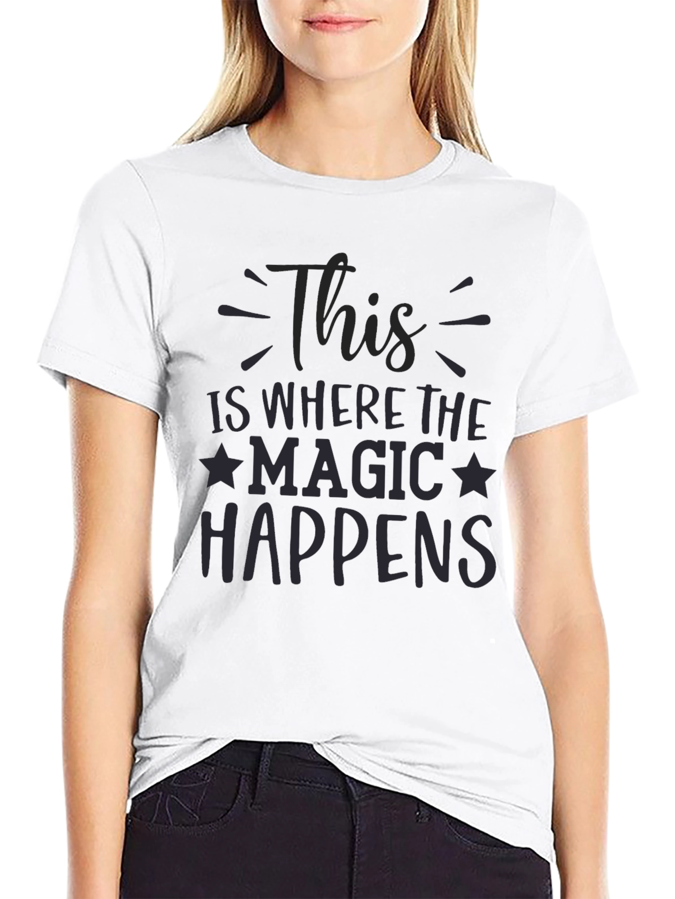 Magic Happens Black T-Shirt