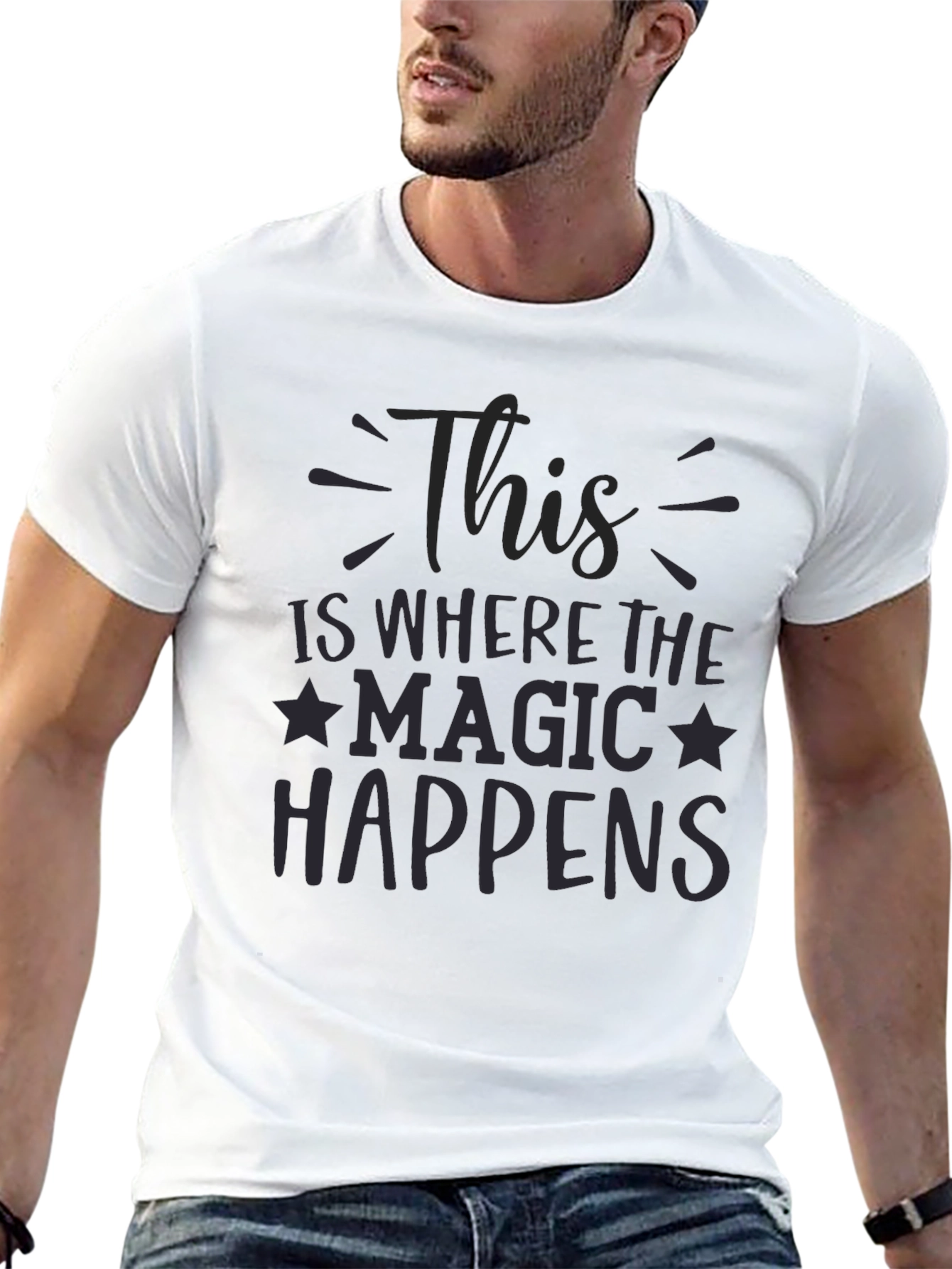 Magic Happens Black T-Shirt