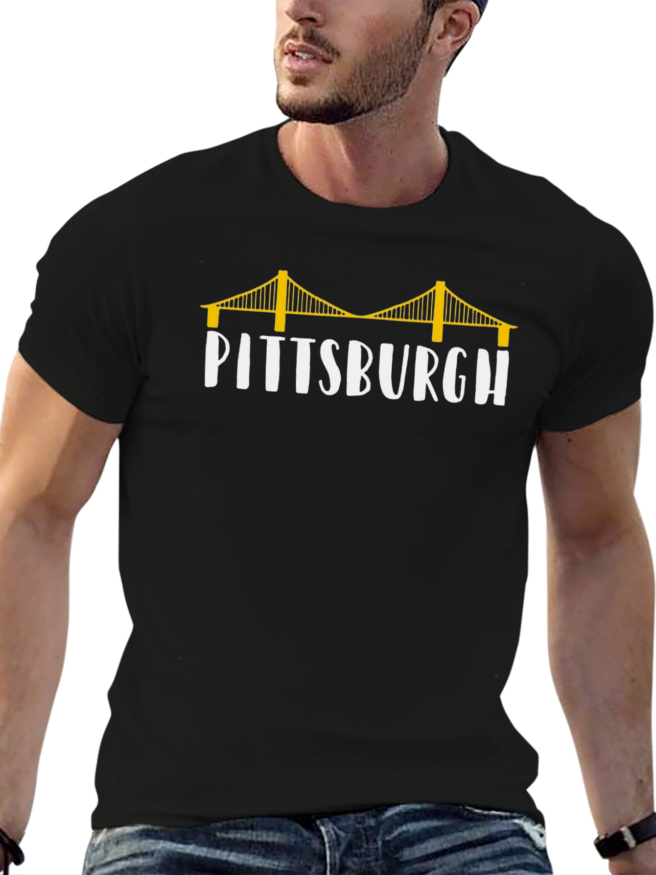 Pittsburgh Bridge Graphic T-Shirt - City Pride