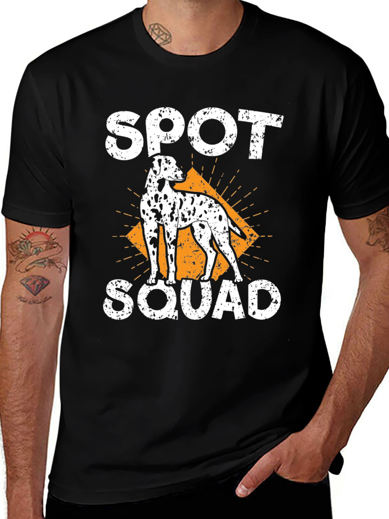 Spot Squad Dalmatian T-Shirt – Vintage Dog Lover Tee