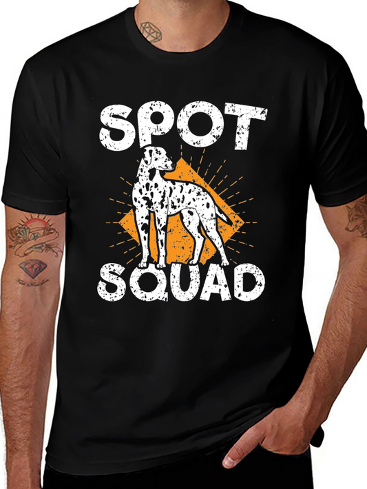 Spot Squad Dalmatian T-Shirt – Vintage Dog Lover Tee