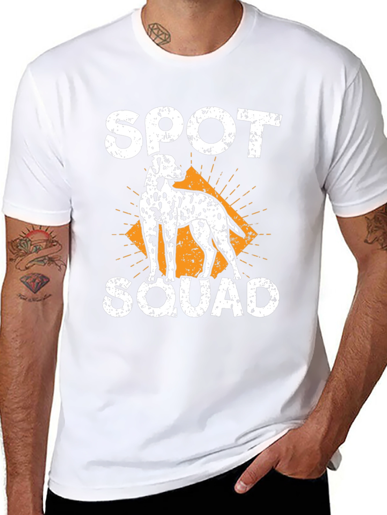 Spot Squad Dalmatian T-Shirt – Vintage Dog Lover Tee