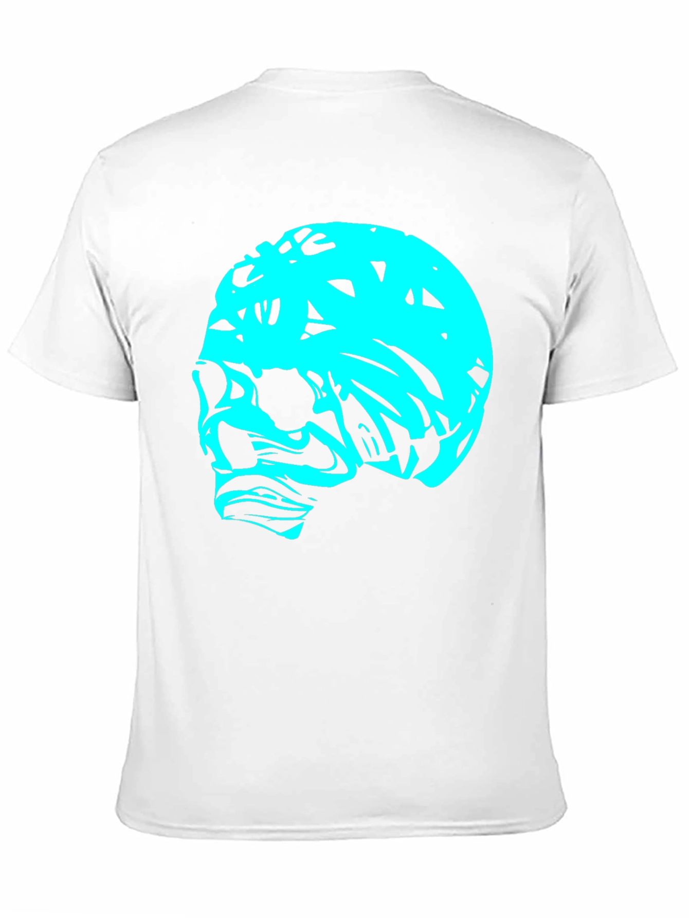 Edgy Skull Graphic Tee - Black Cotton T-Shirt
