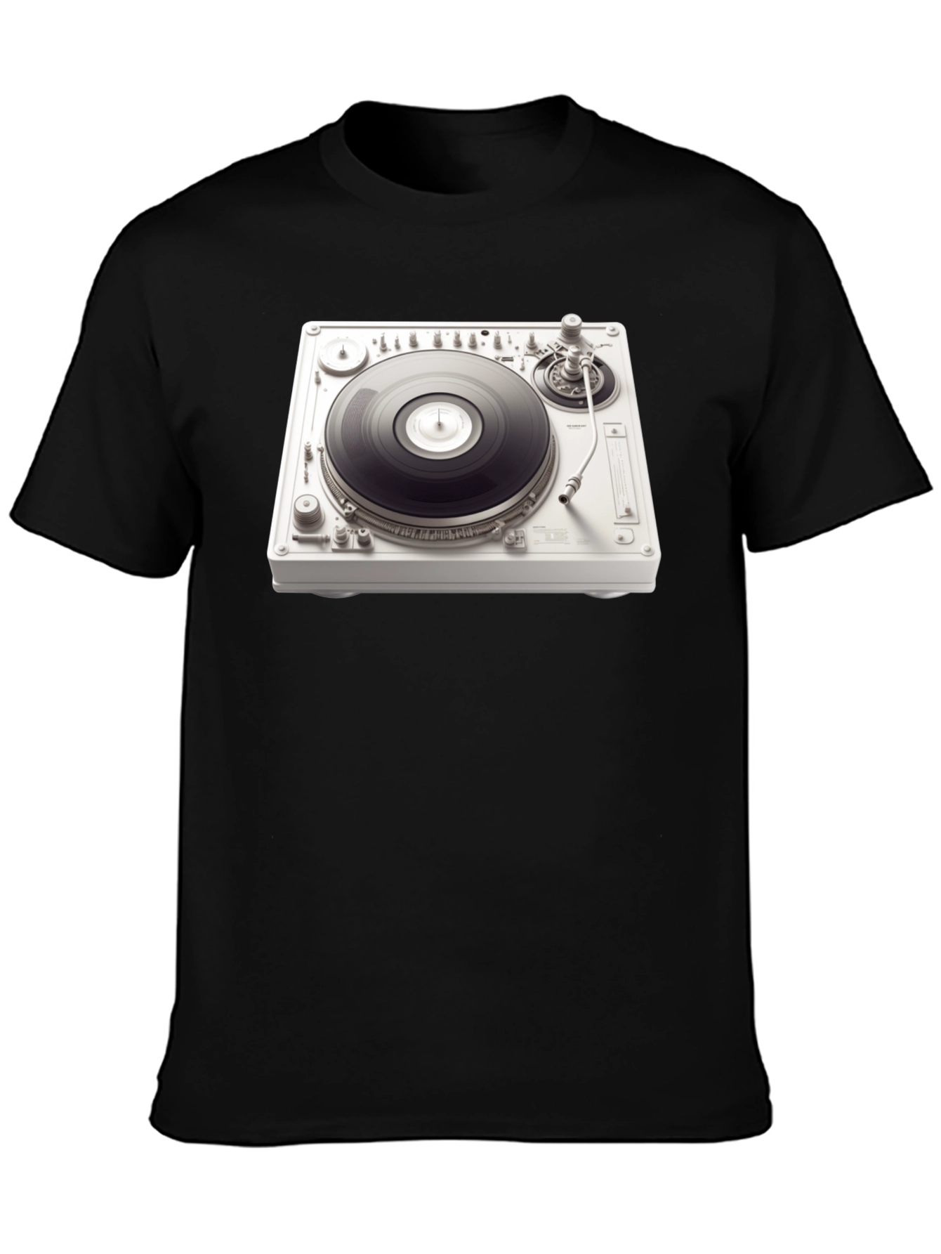 DJ Turntable Graphic Tee - Music Lovers T-Shirt