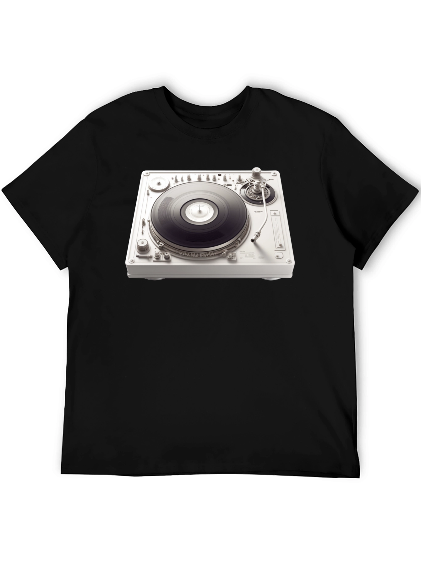 DJ Turntable Graphic Tee - Music Lovers T-Shirt