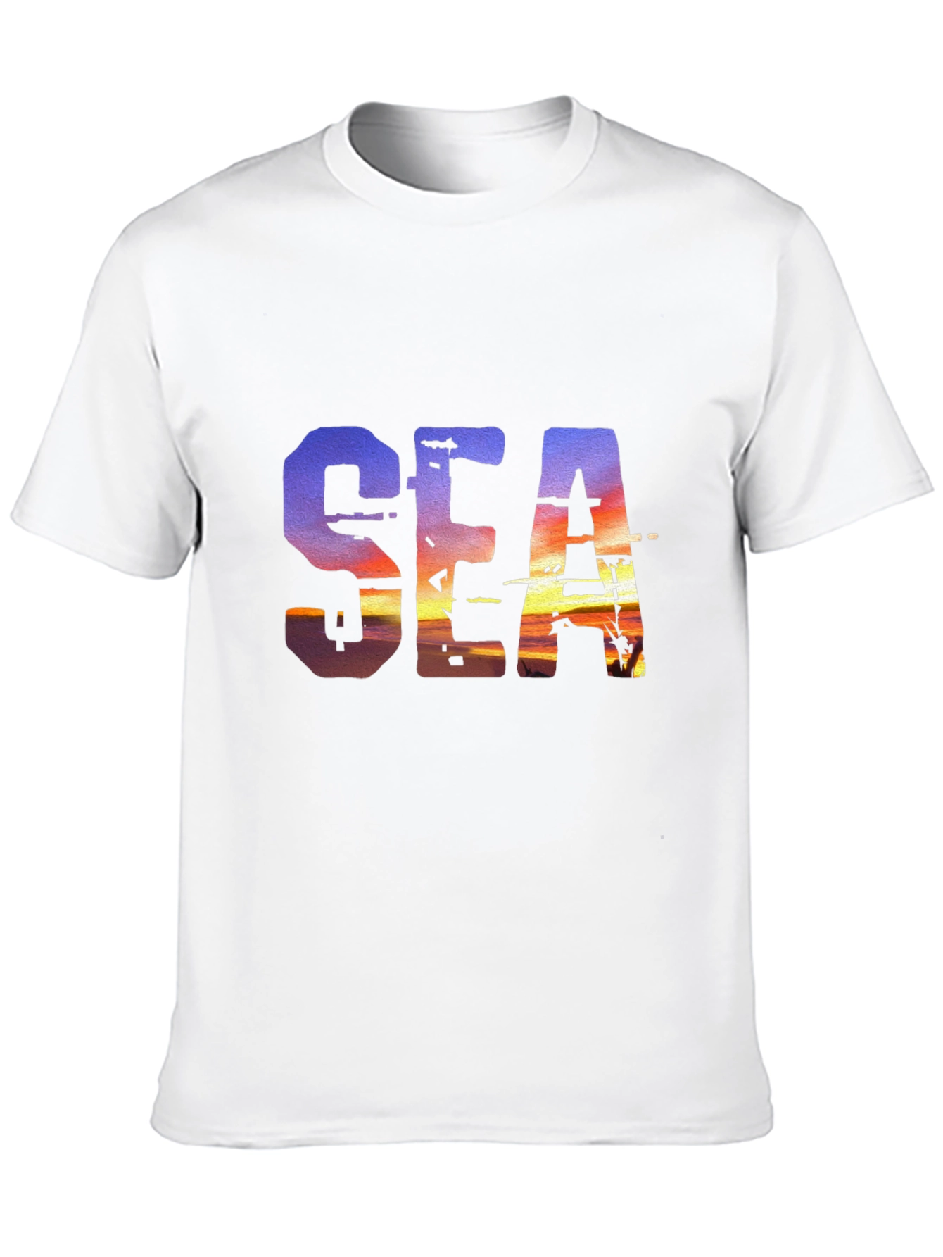 Sunset Sea Graphic T-Shirt - Unique Design