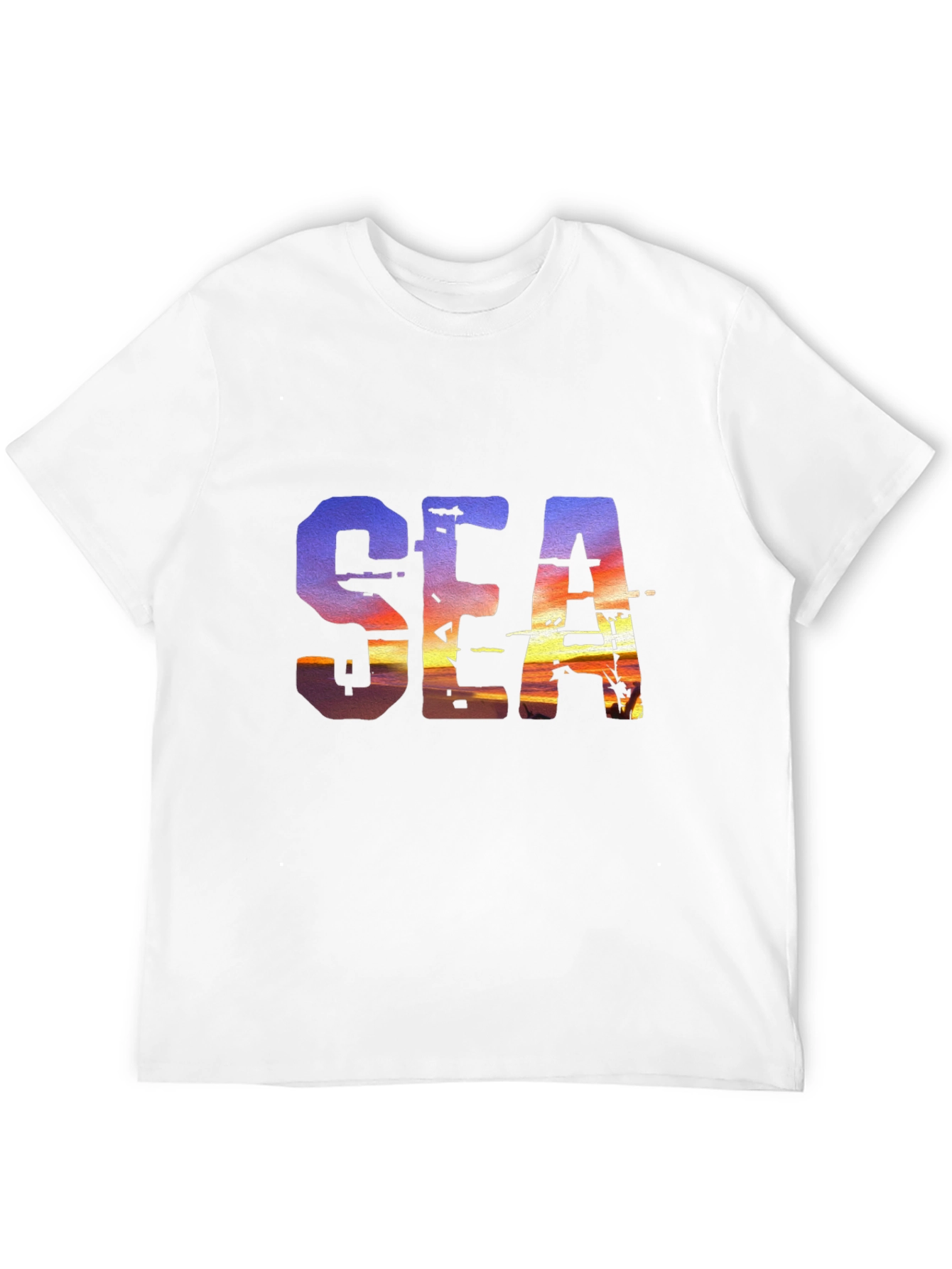 Sunset Sea Graphic T-Shirt - Unique Design