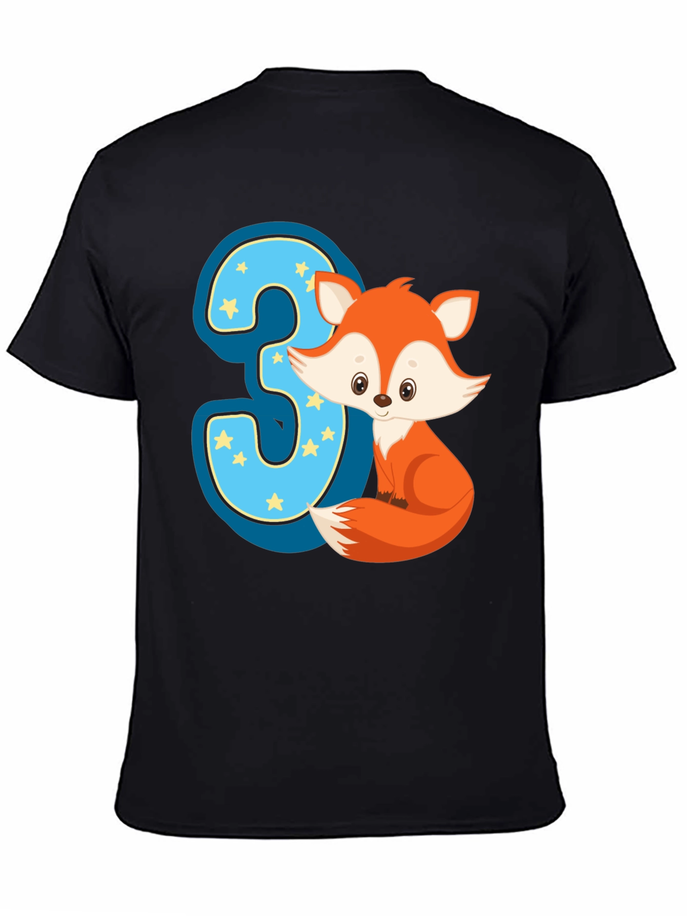Cute Fox 3rd Birthday T-Shirt