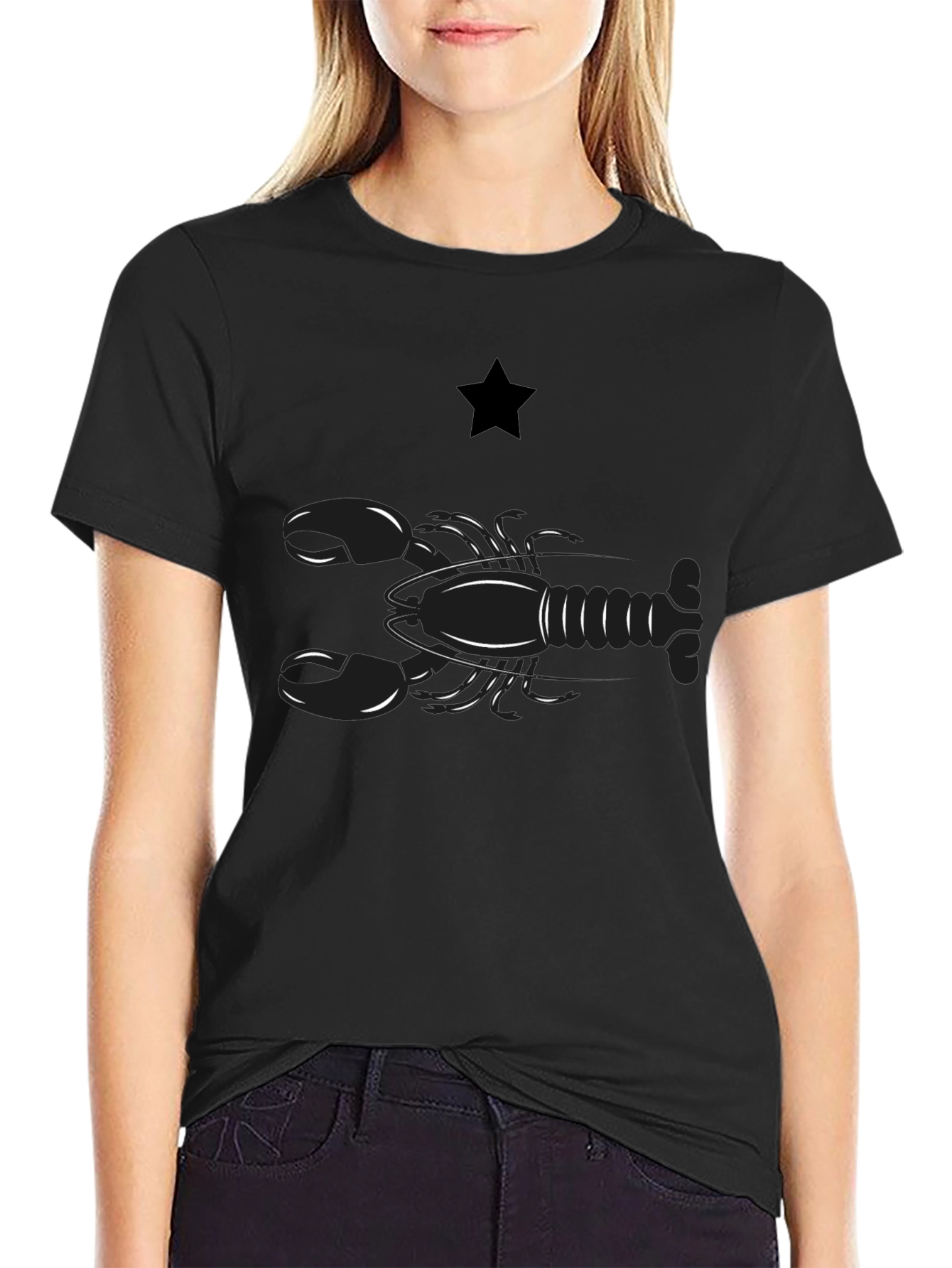 Black Lobster Graphic Tee