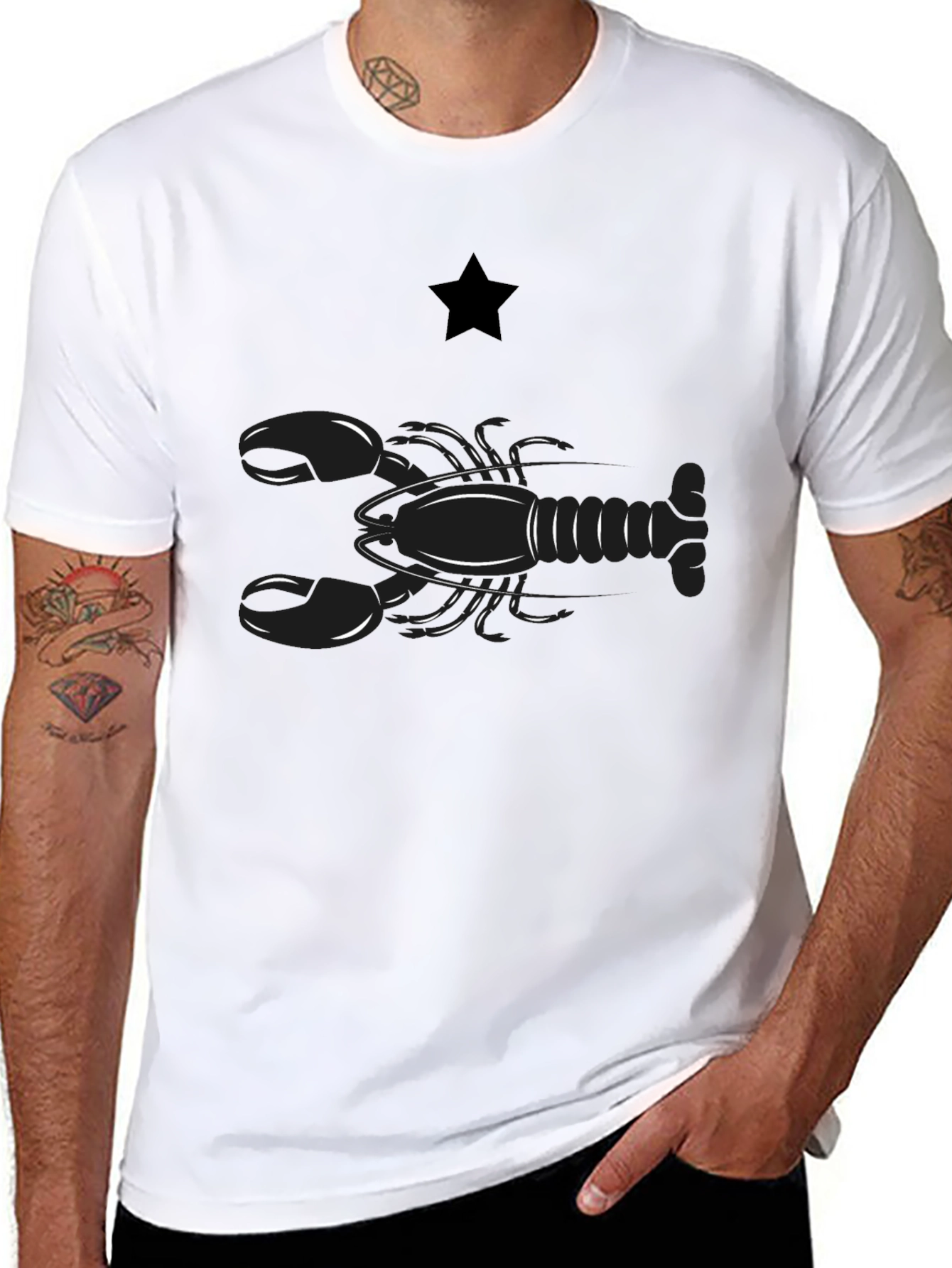 Black Lobster Graphic Tee