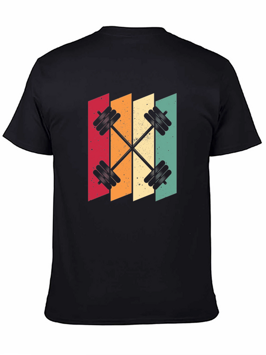 Retro Gym T-Shirt - Vintage Workout Design