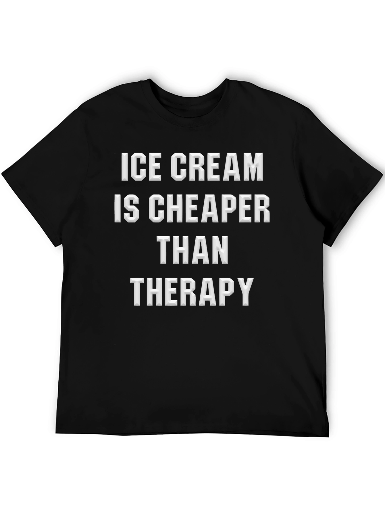 Ice Cream Cheaper Than Therapy Graphic Tee