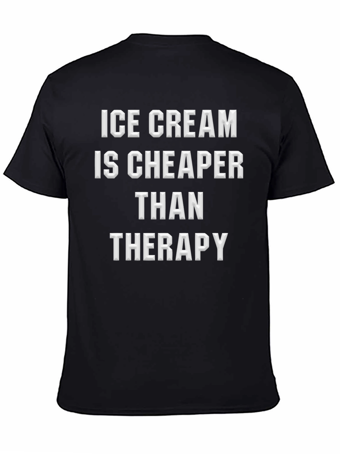 Ice Cream Cheaper Than Therapy Graphic Tee