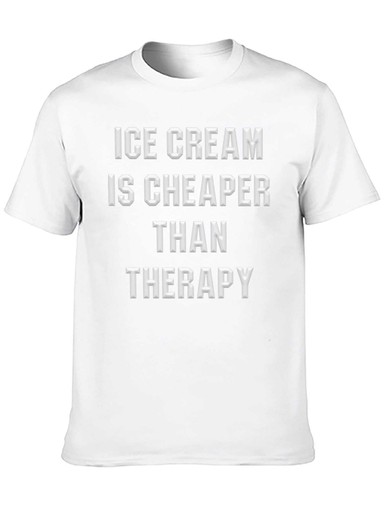 Ice Cream Cheaper Than Therapy Graphic Tee