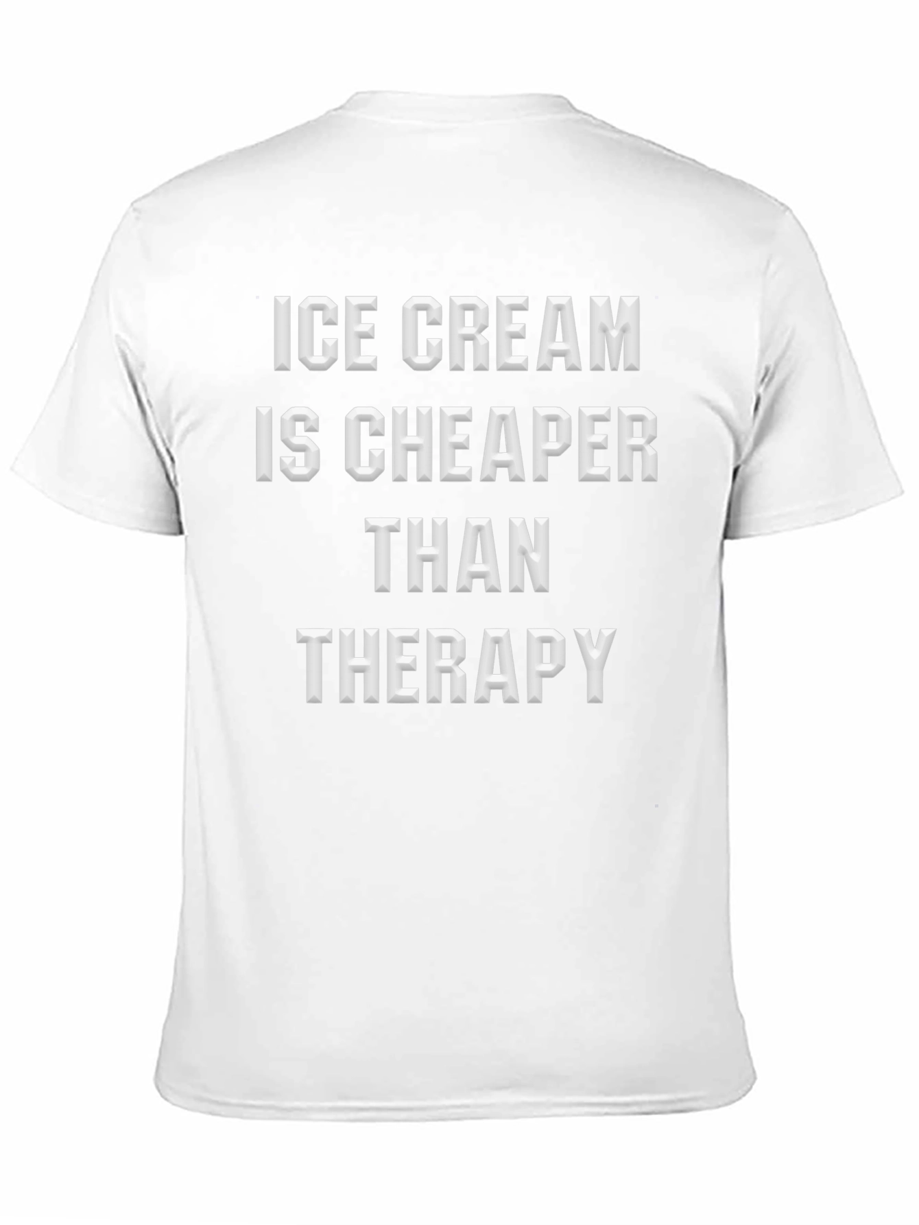 Ice Cream Cheaper Than Therapy Graphic Tee