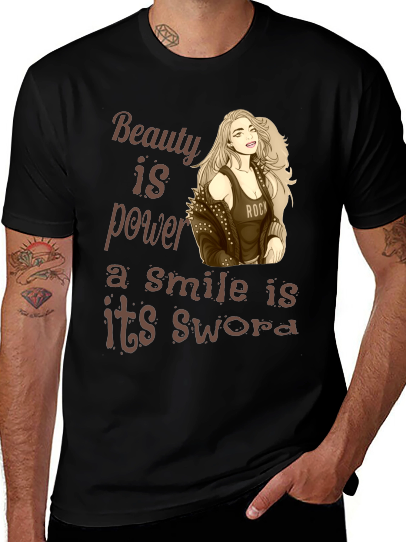 Beauty is Power Graphic Tee