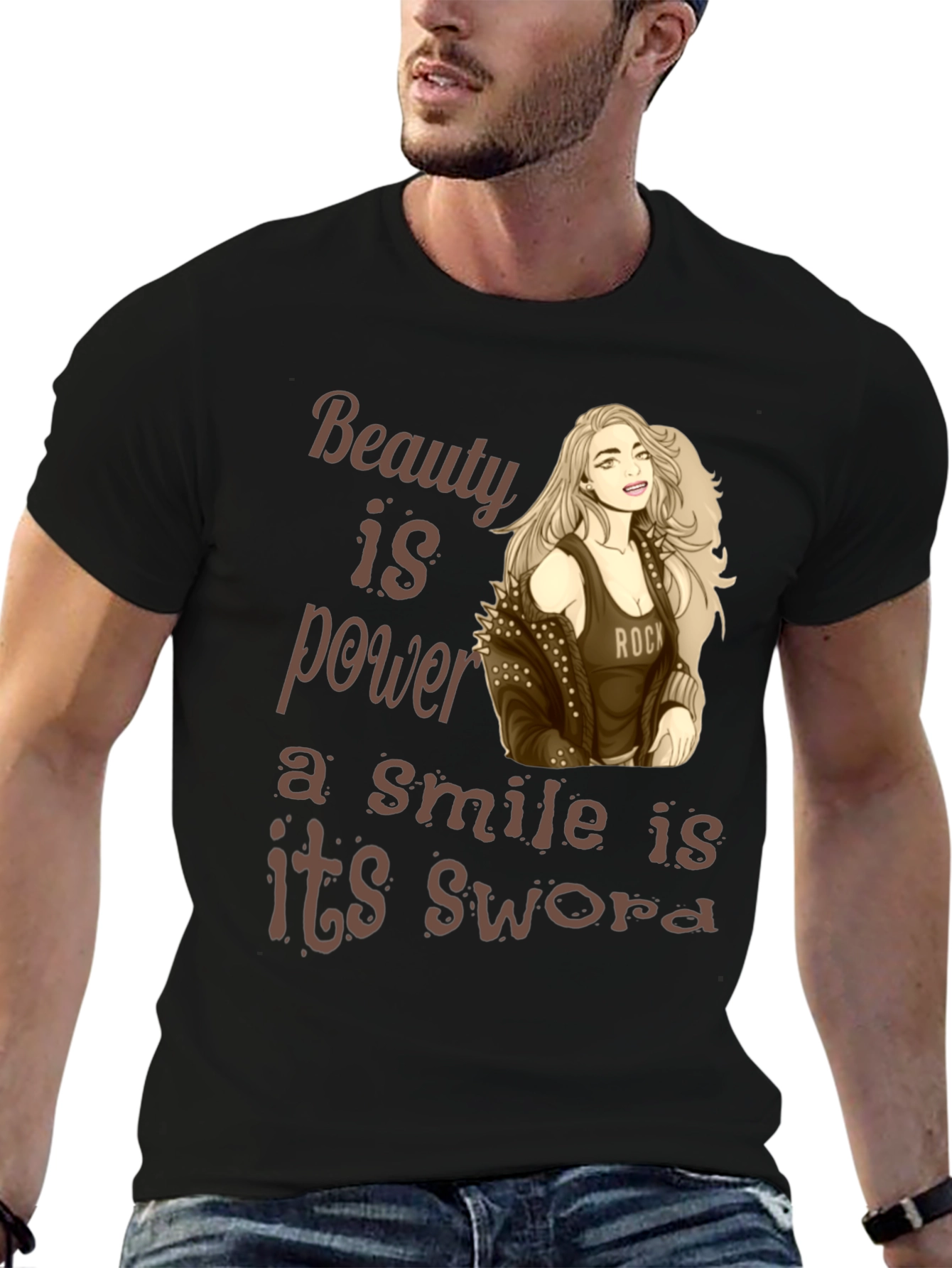 Beauty is Power Graphic Tee